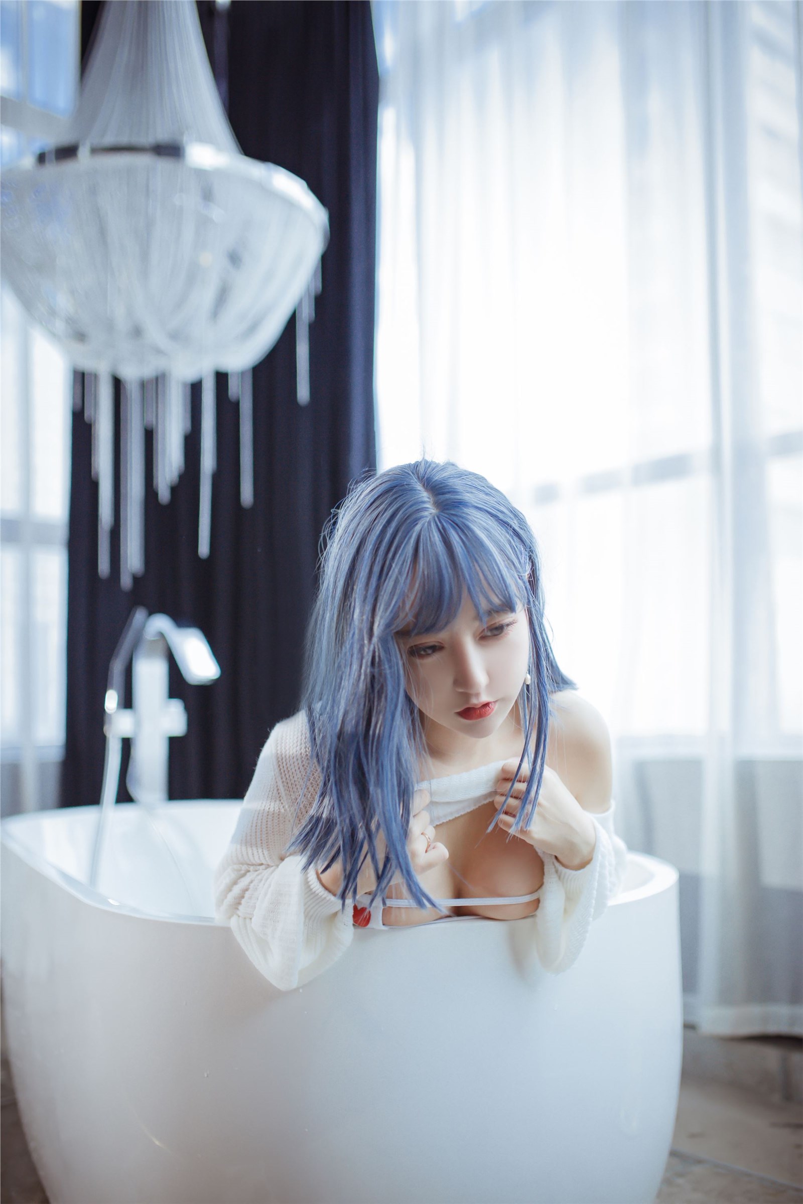 Cosplay expired rice noodle meow bathtub(13)