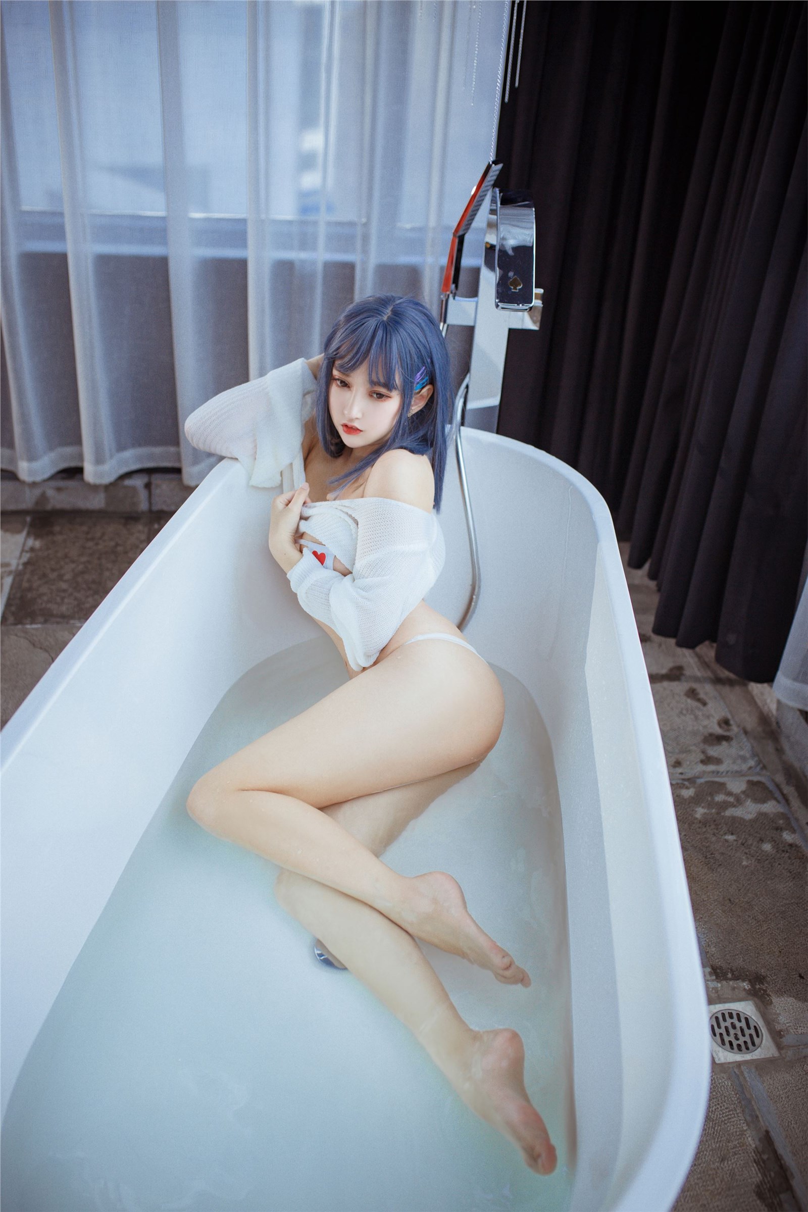 Cosplay expired rice noodle meow bathtub(21)