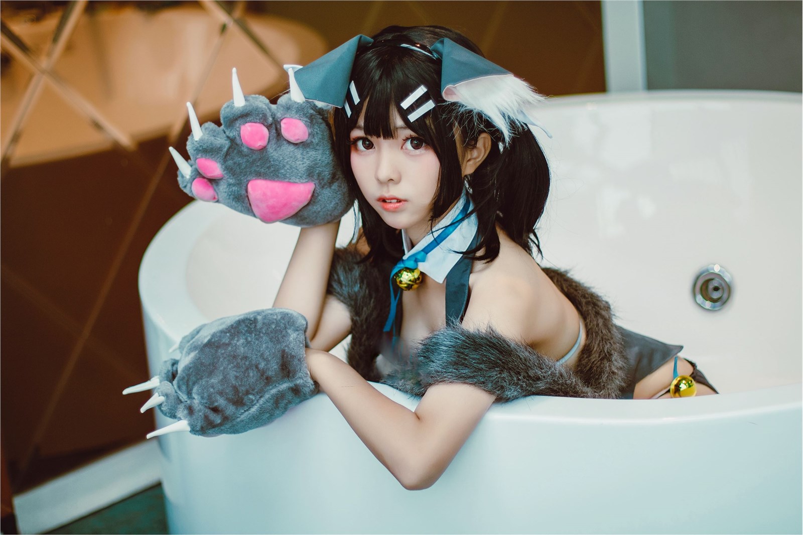 Cosplay fried chicken, lovely animal ear Niang!(21)