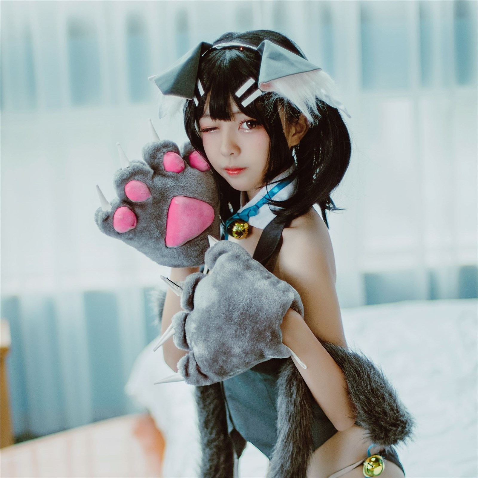 Cosplay fried chicken, lovely animal ear Niang!(23)