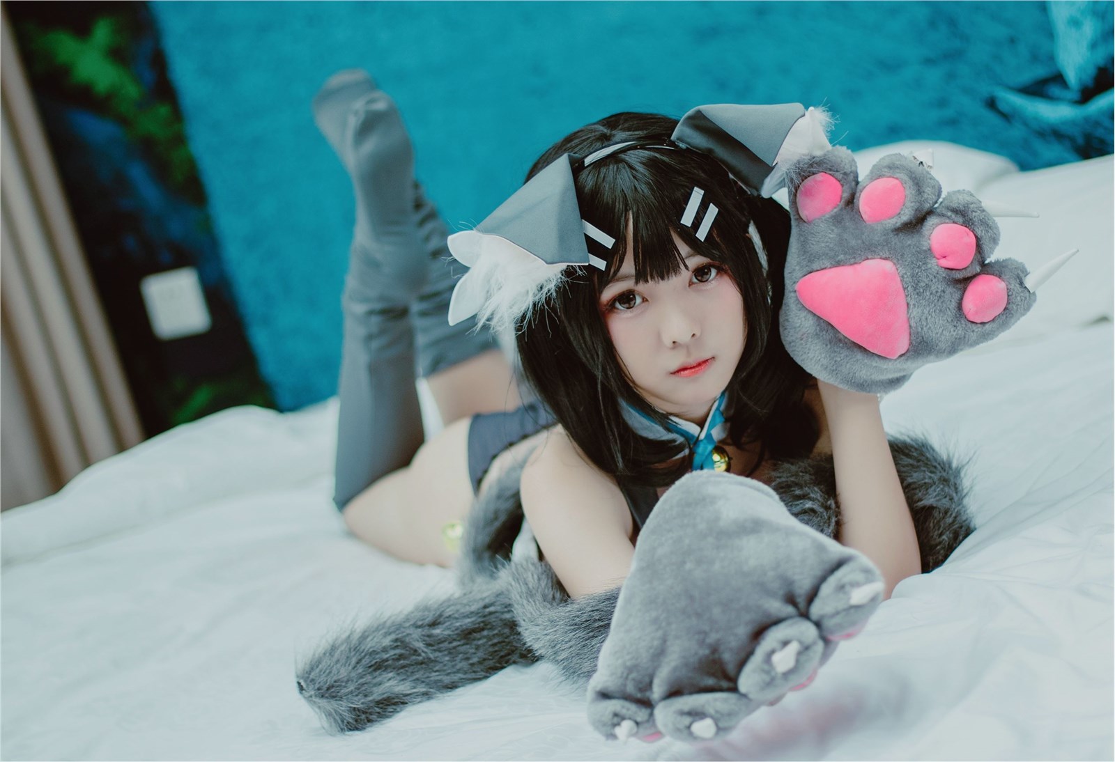 Cosplay fried chicken, lovely animal ear Niang!(26)