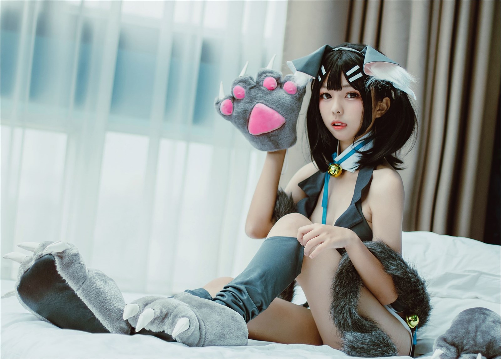 Cosplay fried chicken, lovely animal ear Niang!(32)