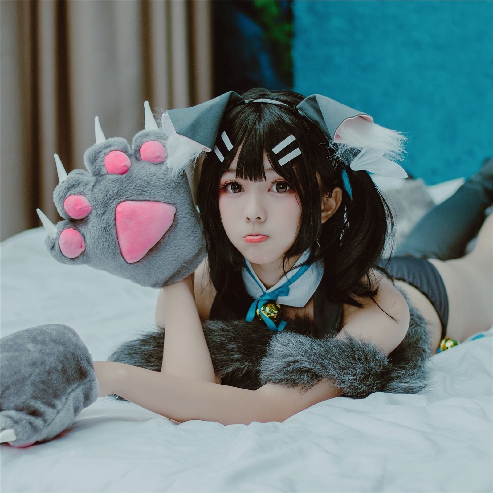 Cosplay fried chicken, lovely animal ear Niang!(34)