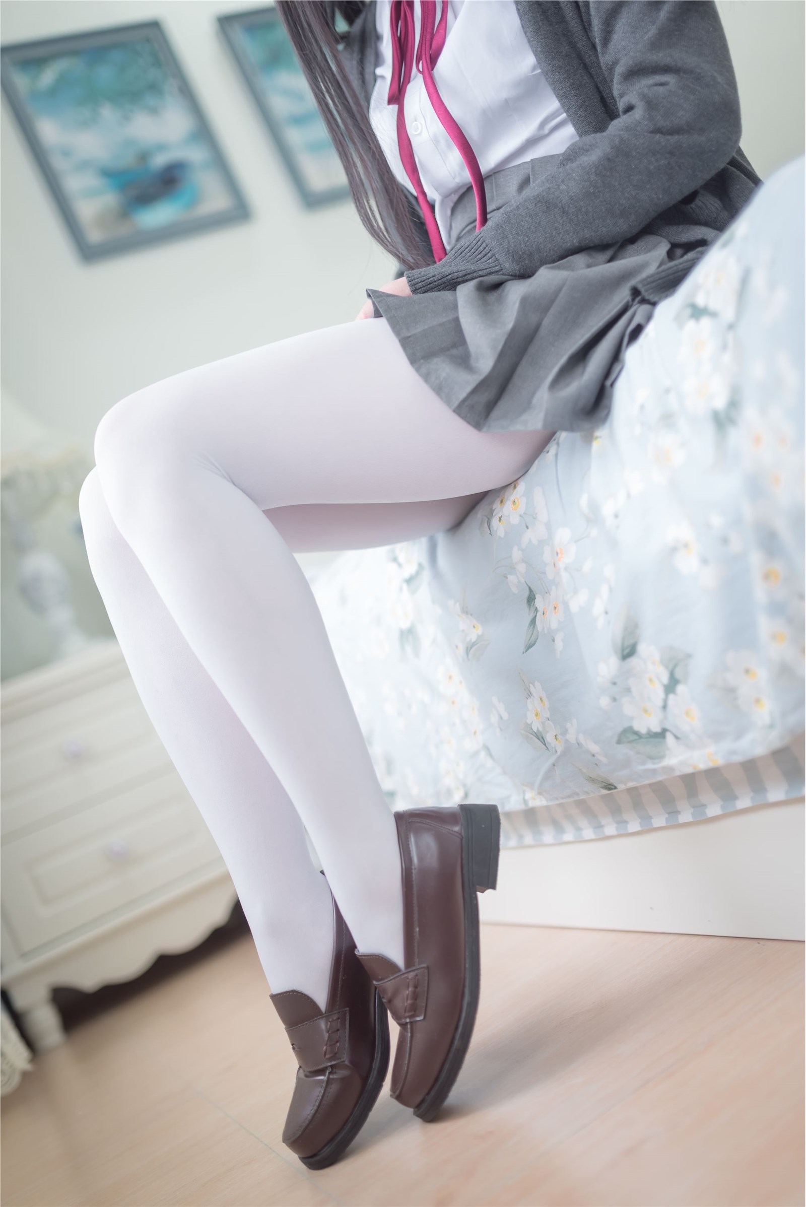 Cosplay Xueqi SAMA - JK white silk(40)