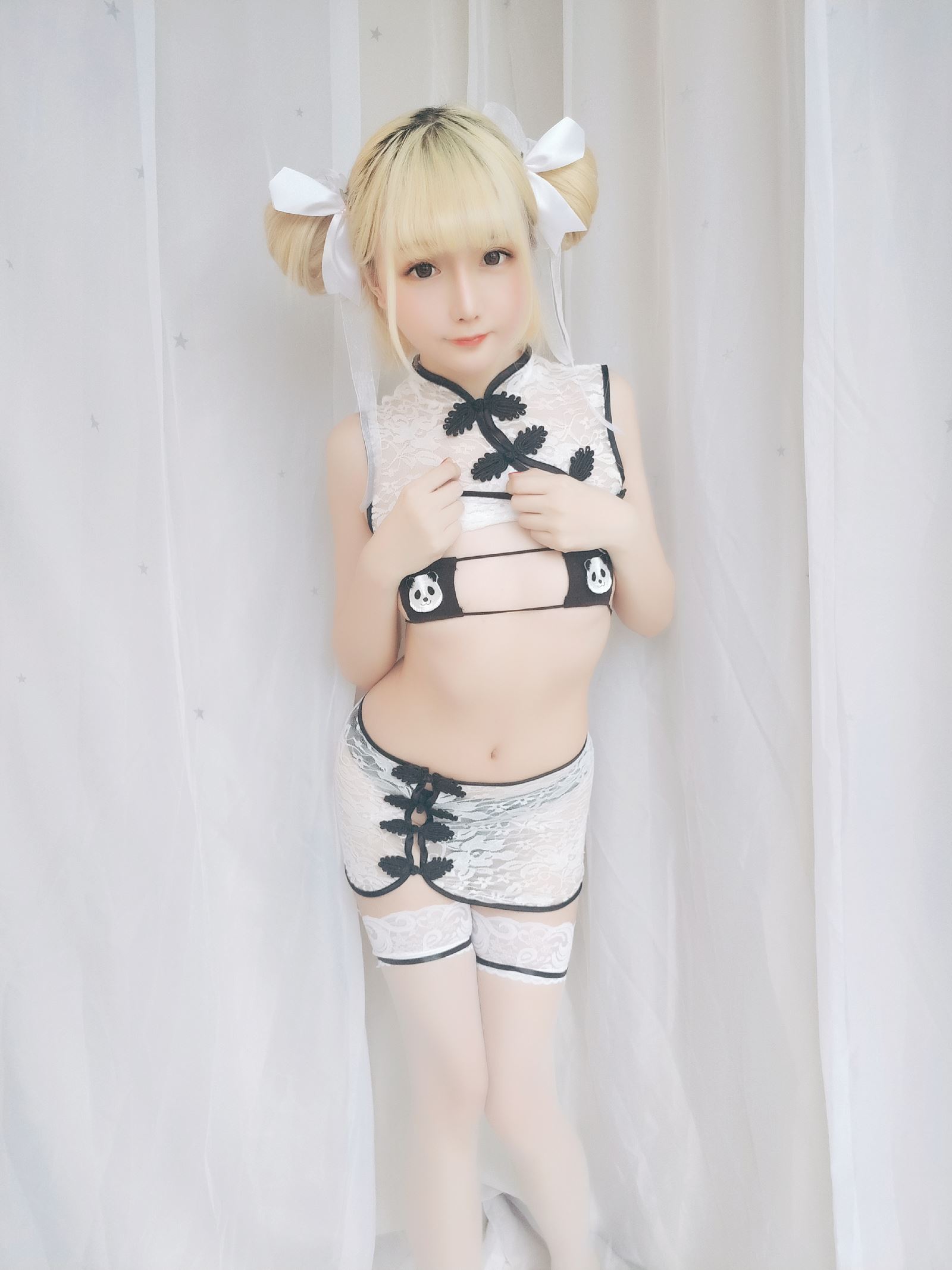 Cosplay star's delay Vol.16 panda cheongsam(18)