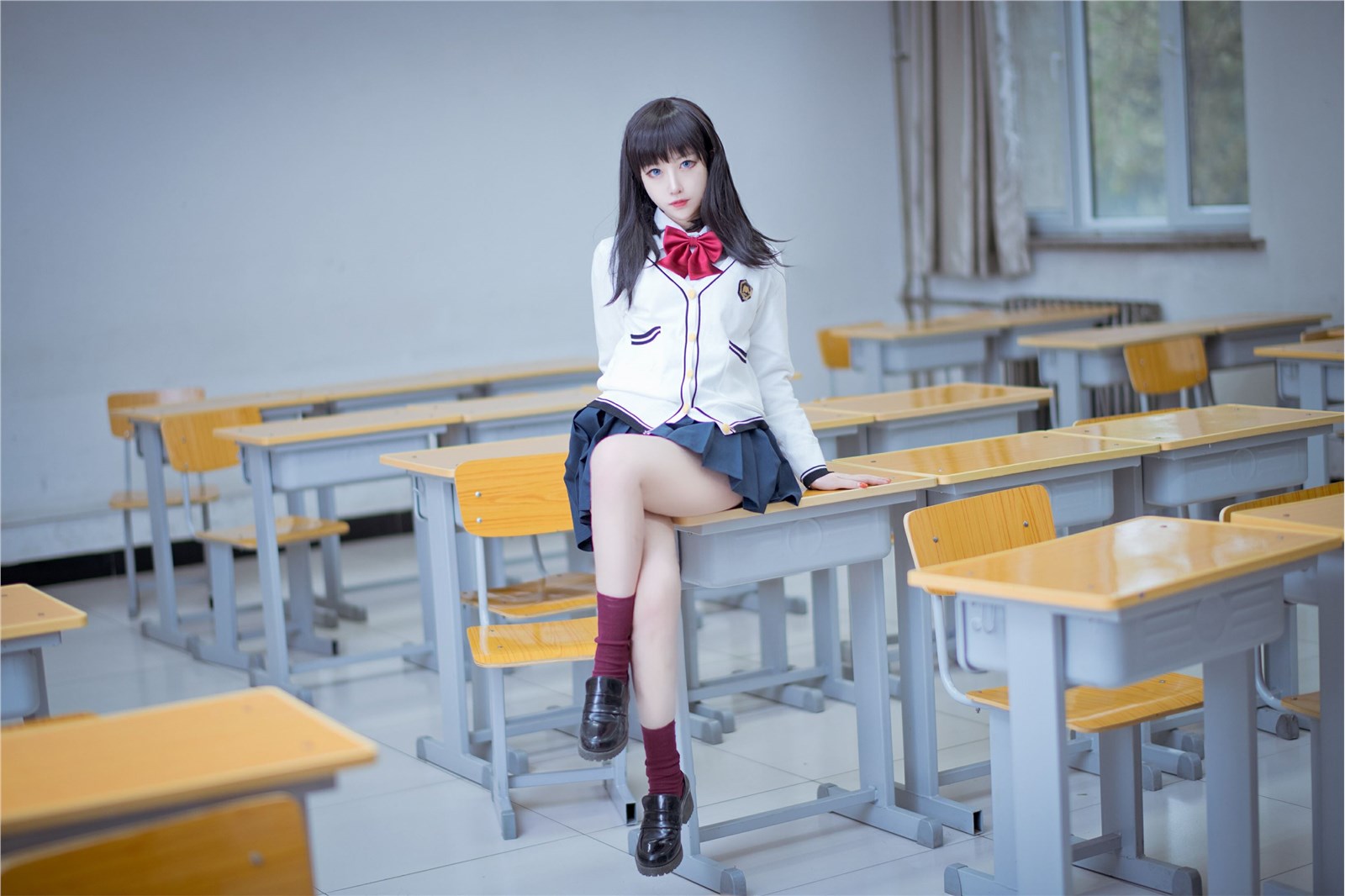 Uniform girl cosplayer shika deer 1(81)