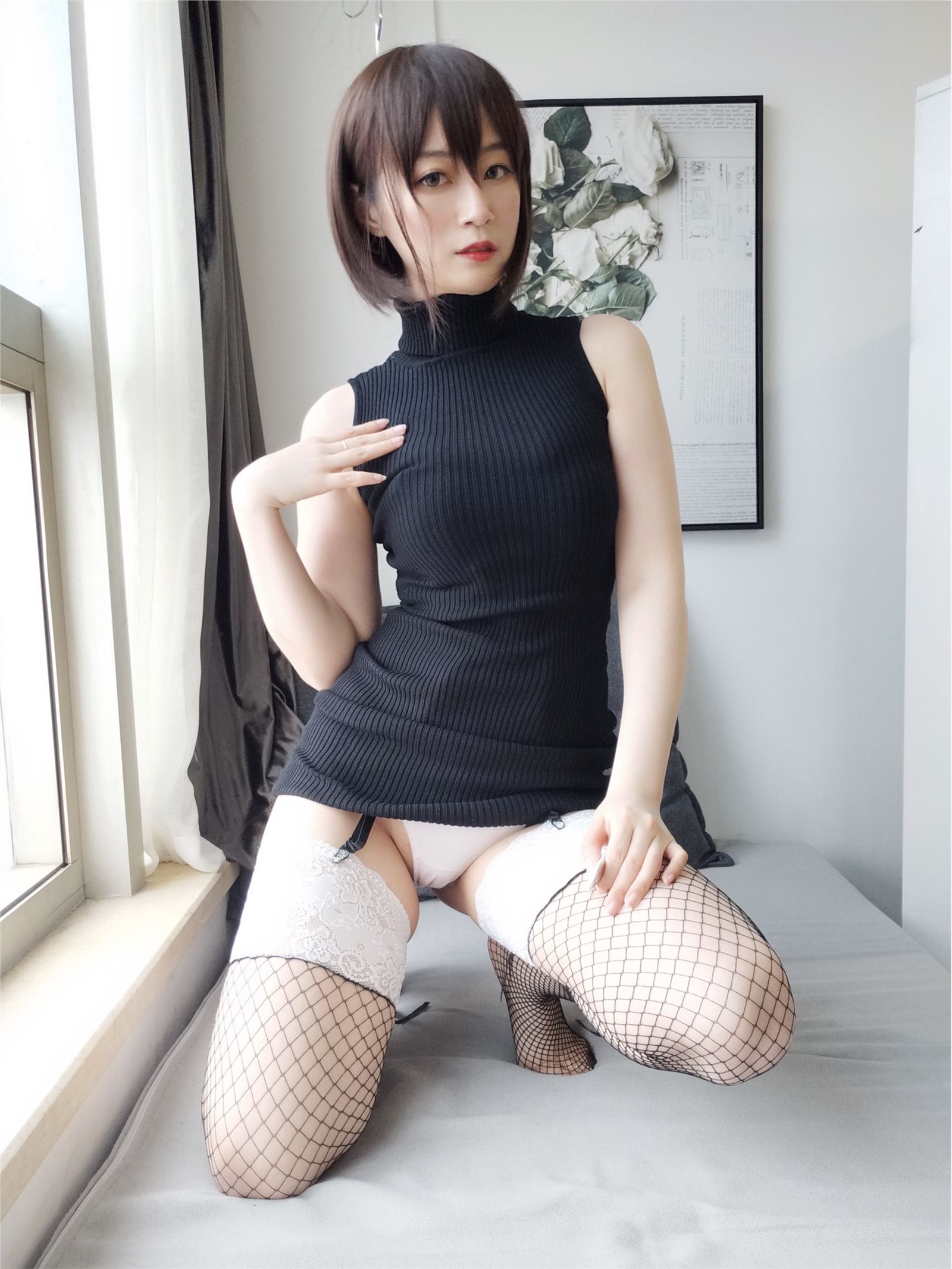 Cosplay silver 81 - Black hip skirt(13)