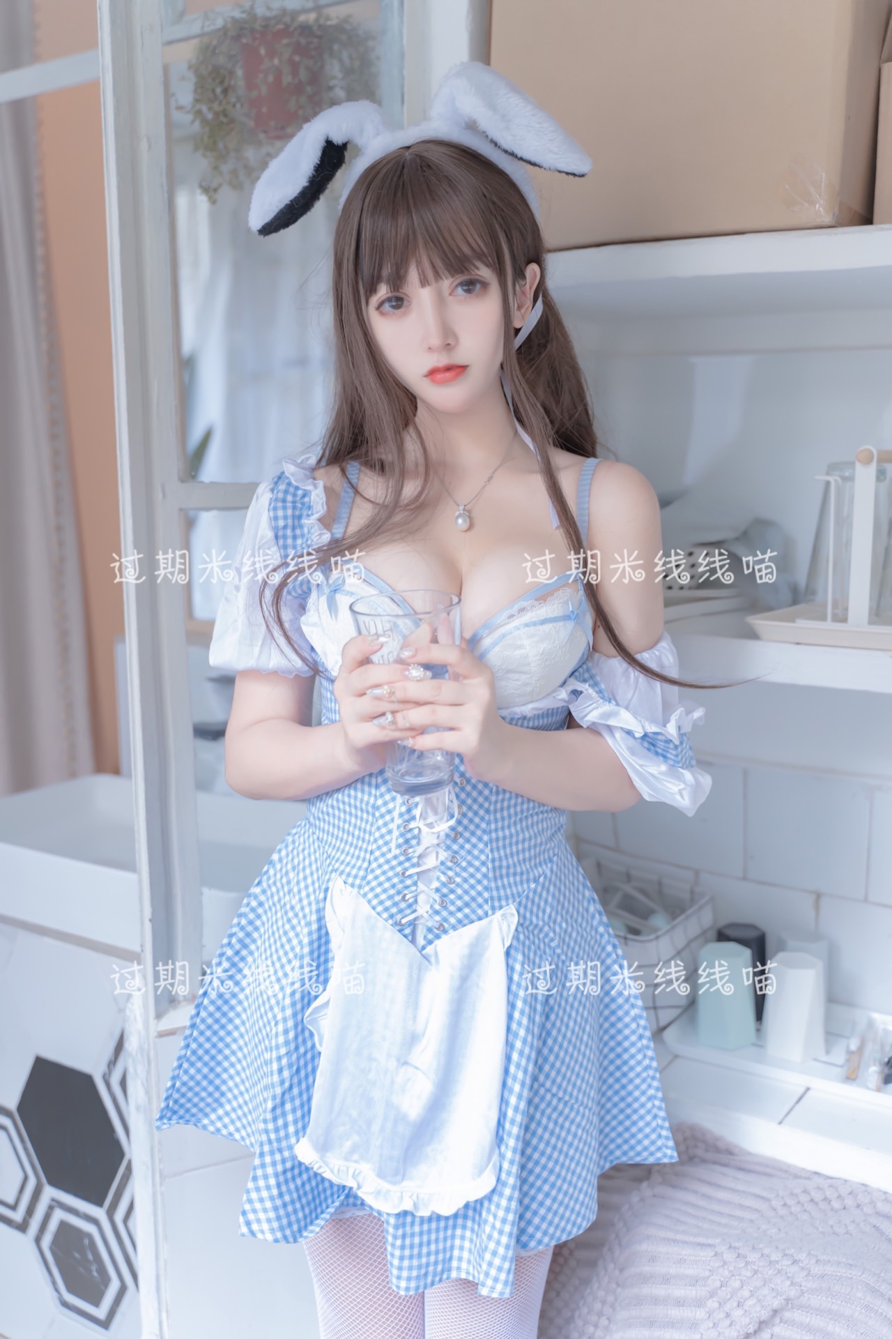 Cosplay expired rice noodle meow - blue white(23)