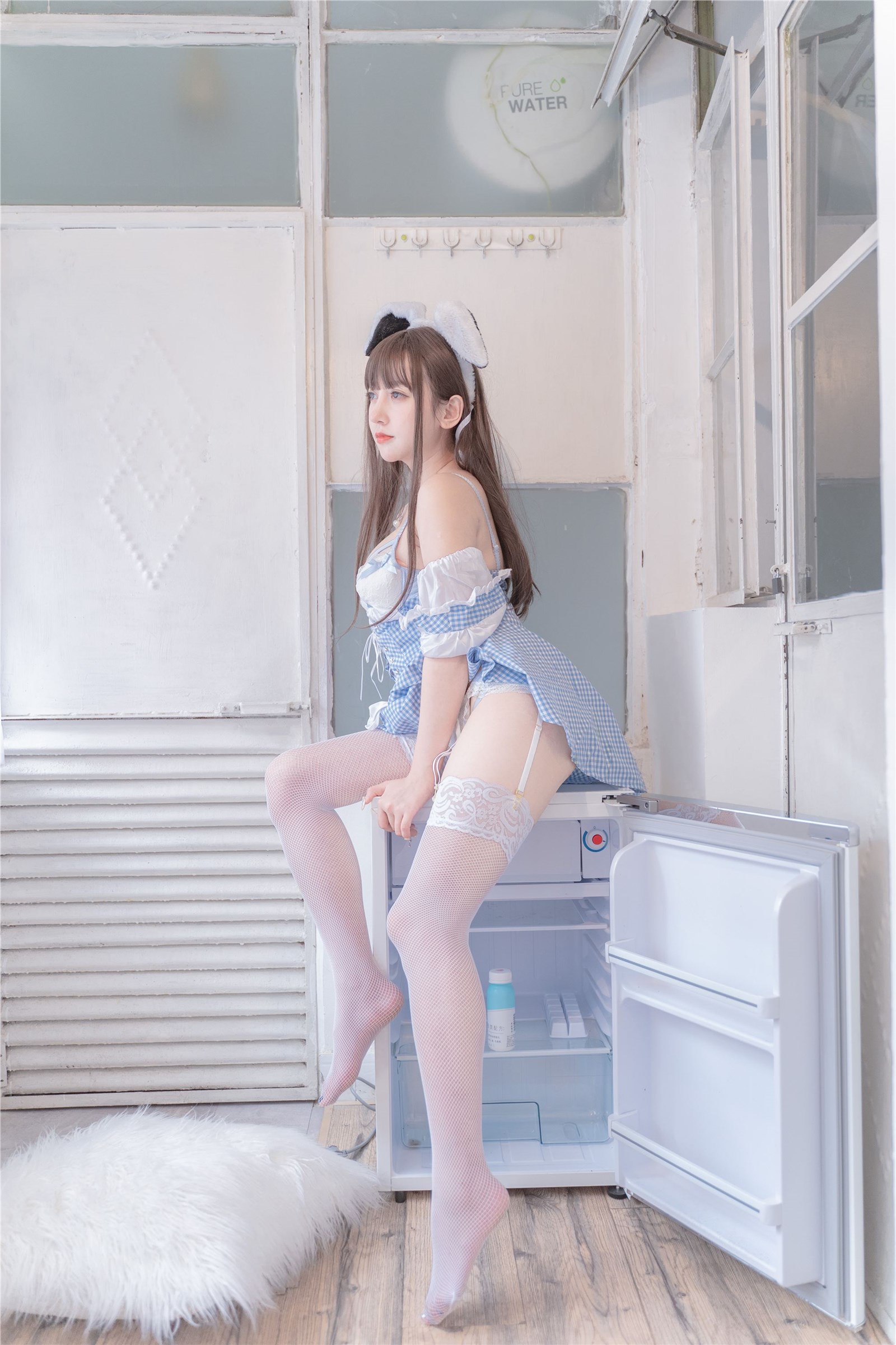 Cosplay expired rice noodle meow - blue white(42)