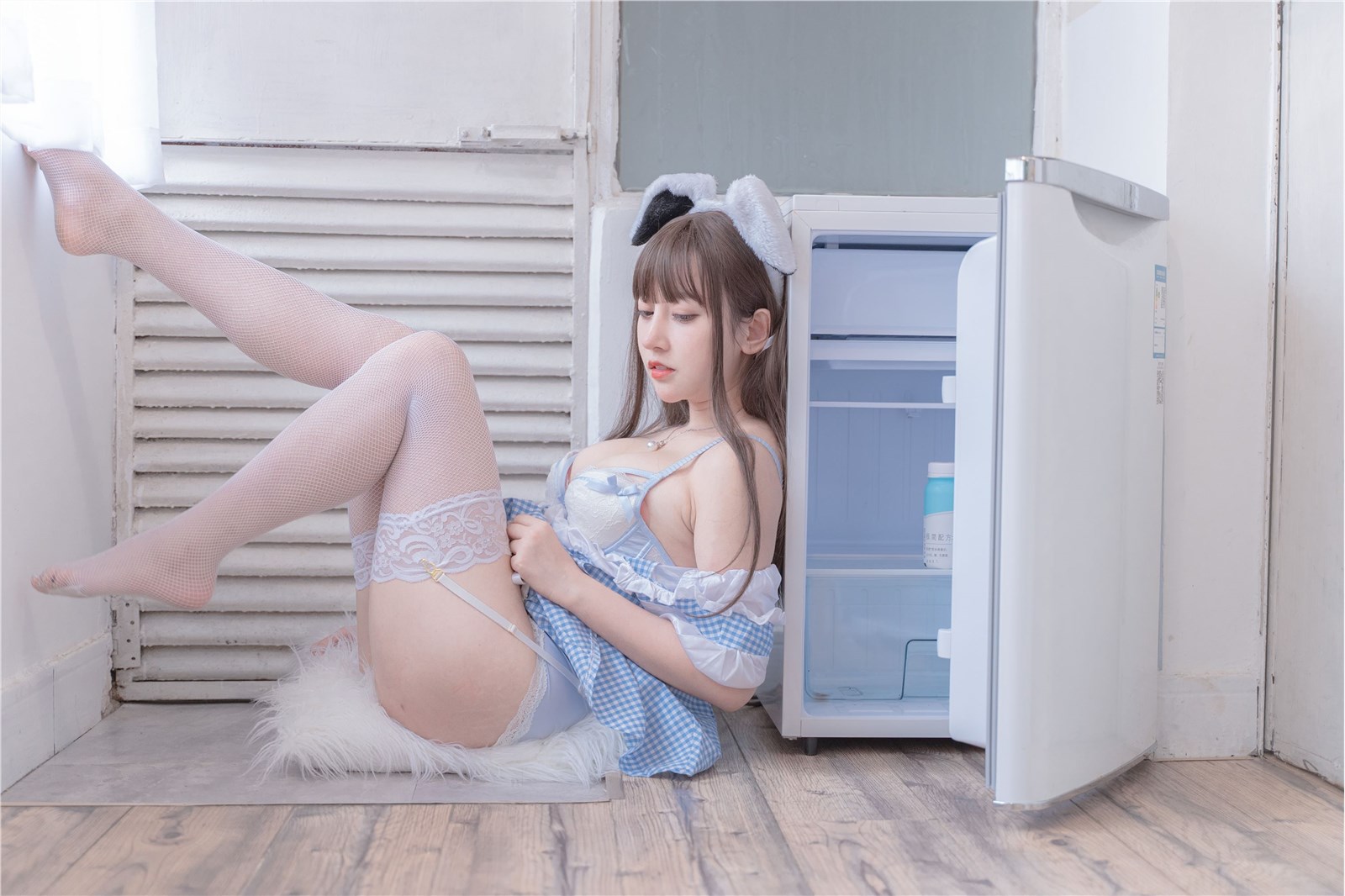 Cosplay expired rice noodle meow - blue white(44)