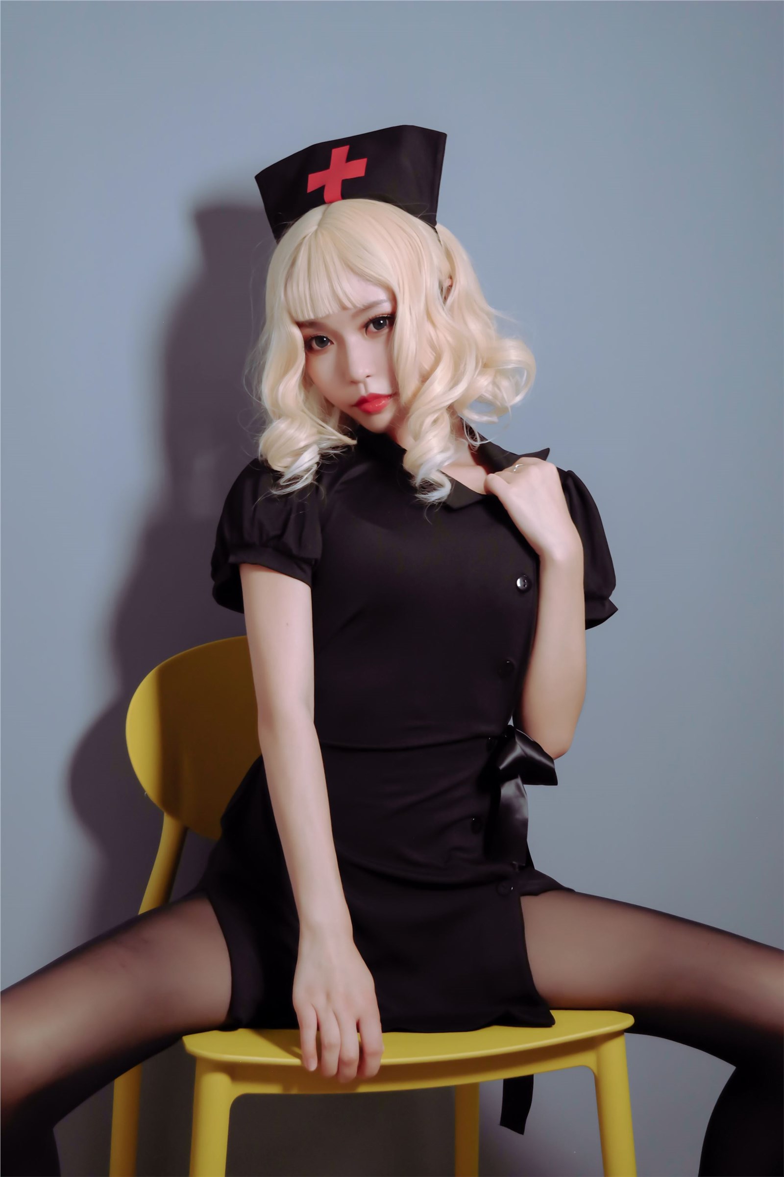 Cosplay Bai Yi master - Black nurse(12)