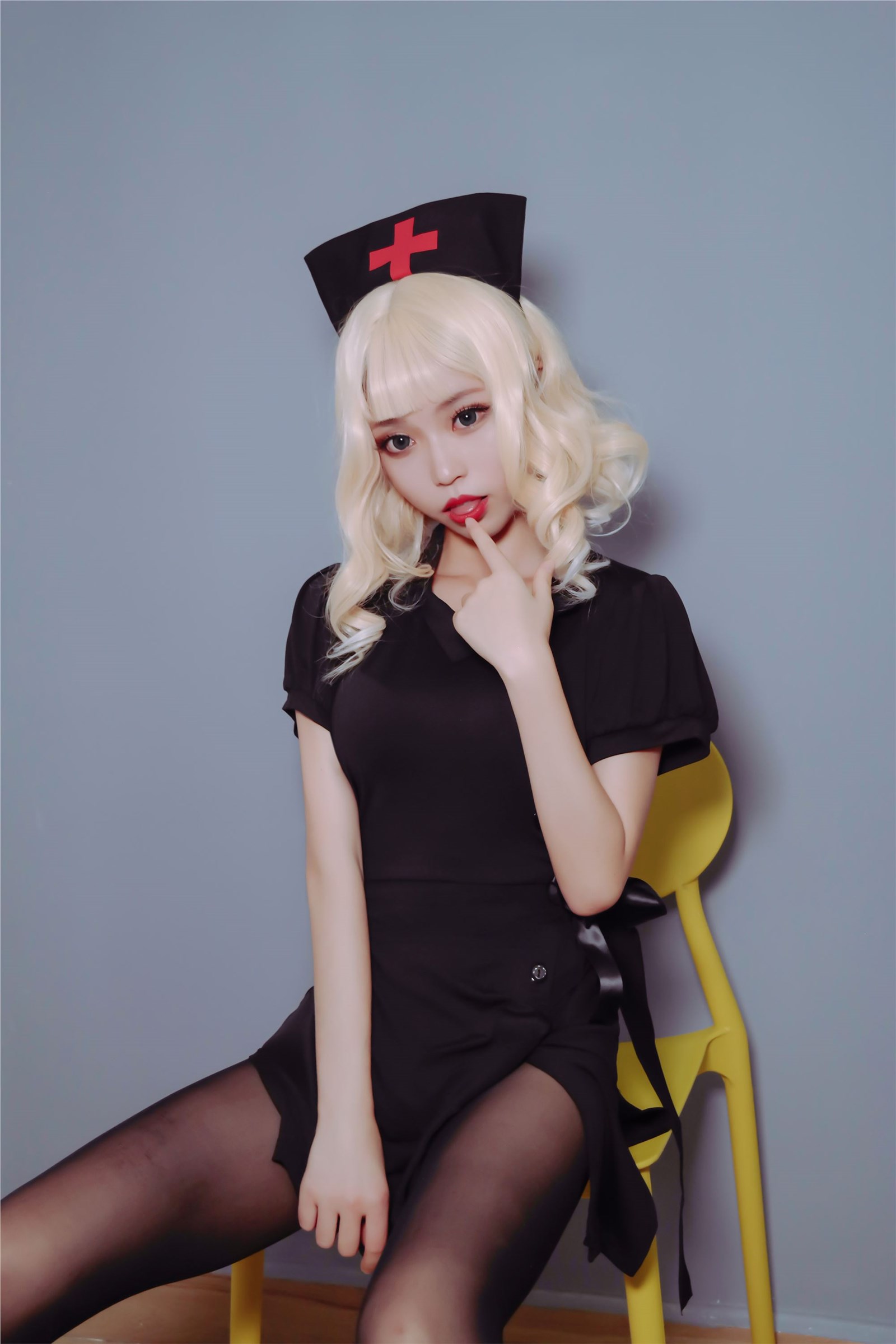 Cosplay Bai Yi master - Black nurse(6)