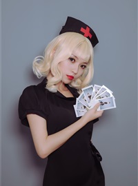 Cosplay Bai Yi master - Black nurse(24)