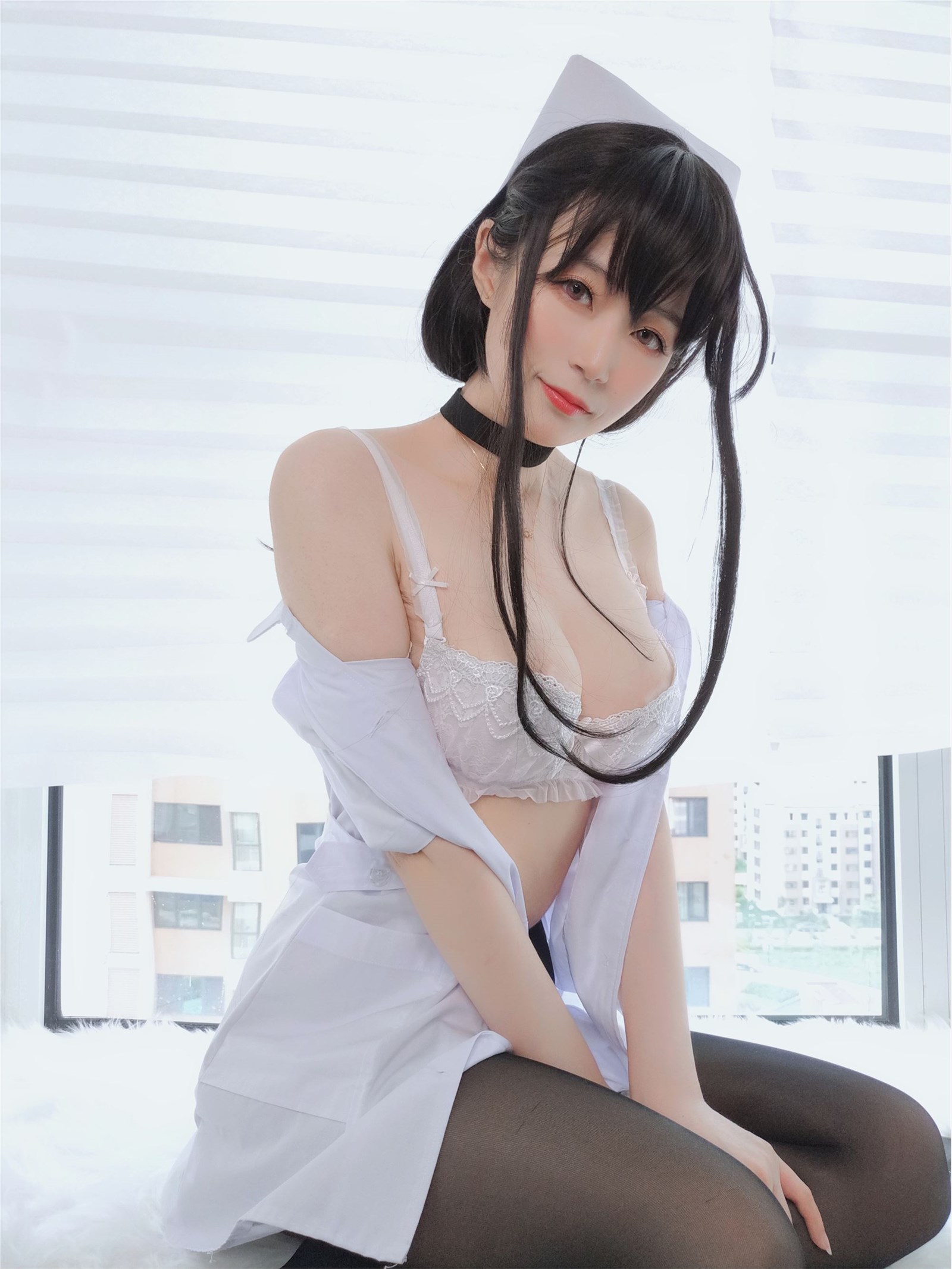 Coser silver 81 charge photo long hair nurse(43)