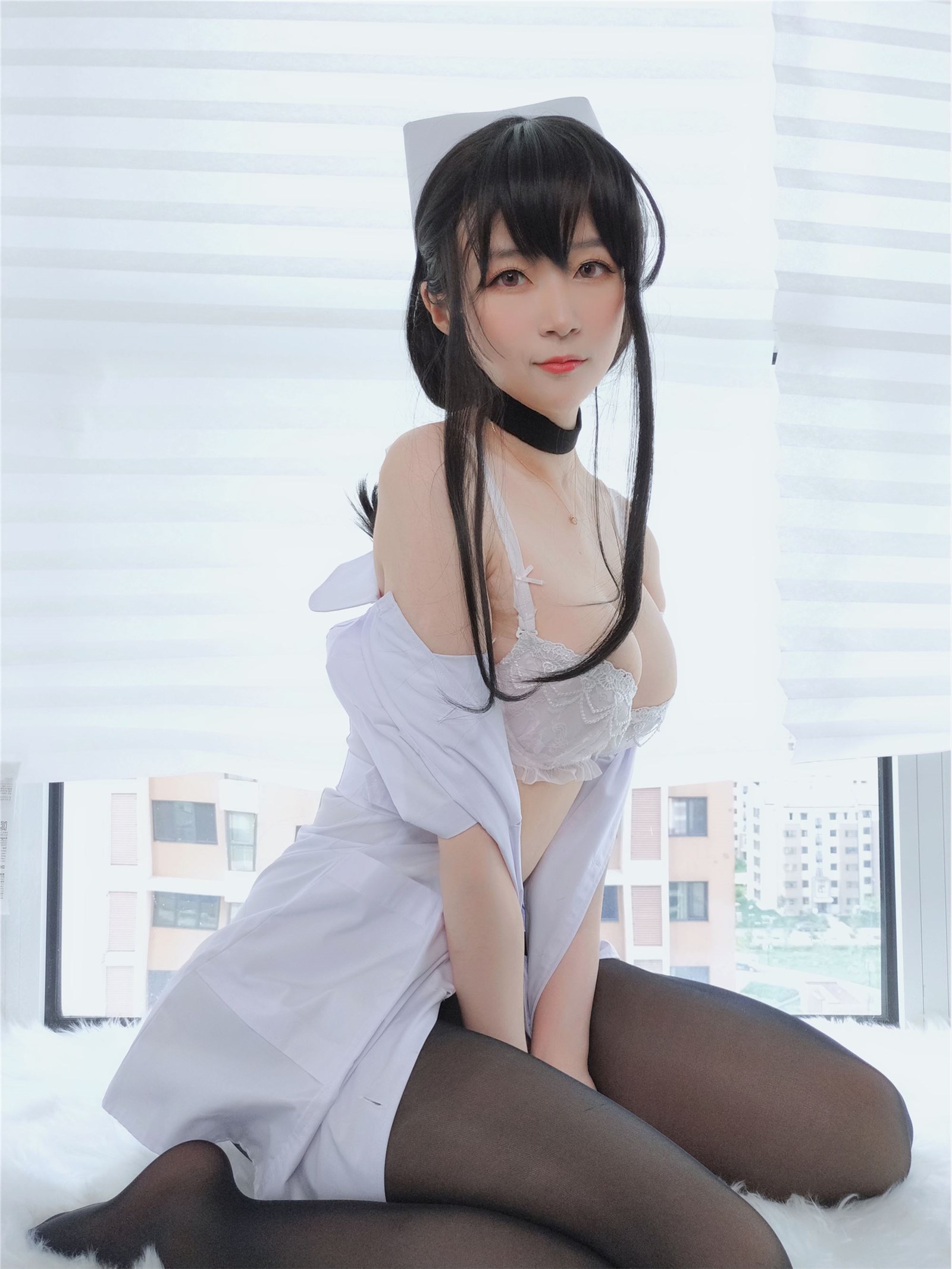 Coser silver 81 charge photo long hair nurse(44)