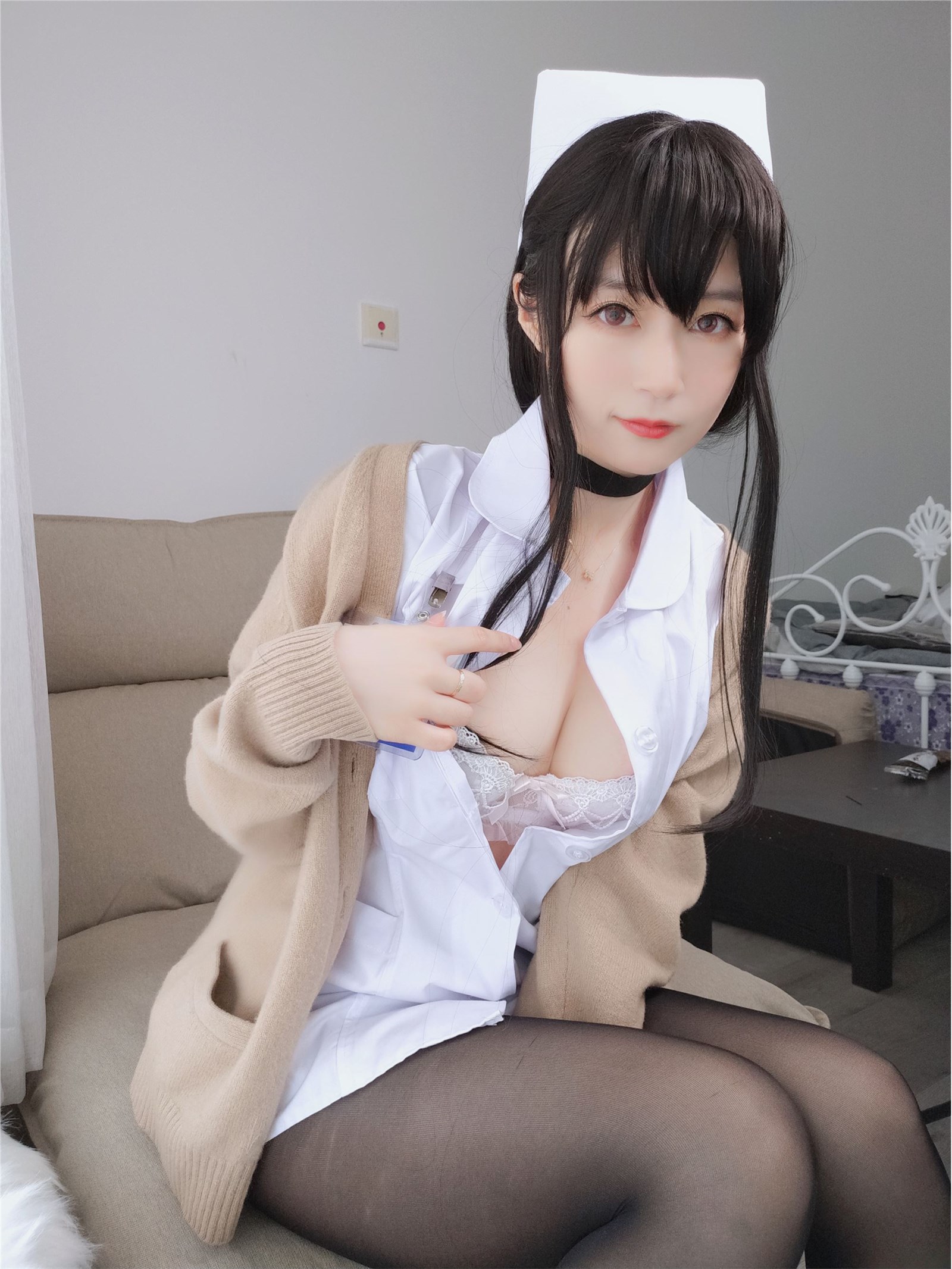 Coser silver 81 charge photo long hair nurse(66)