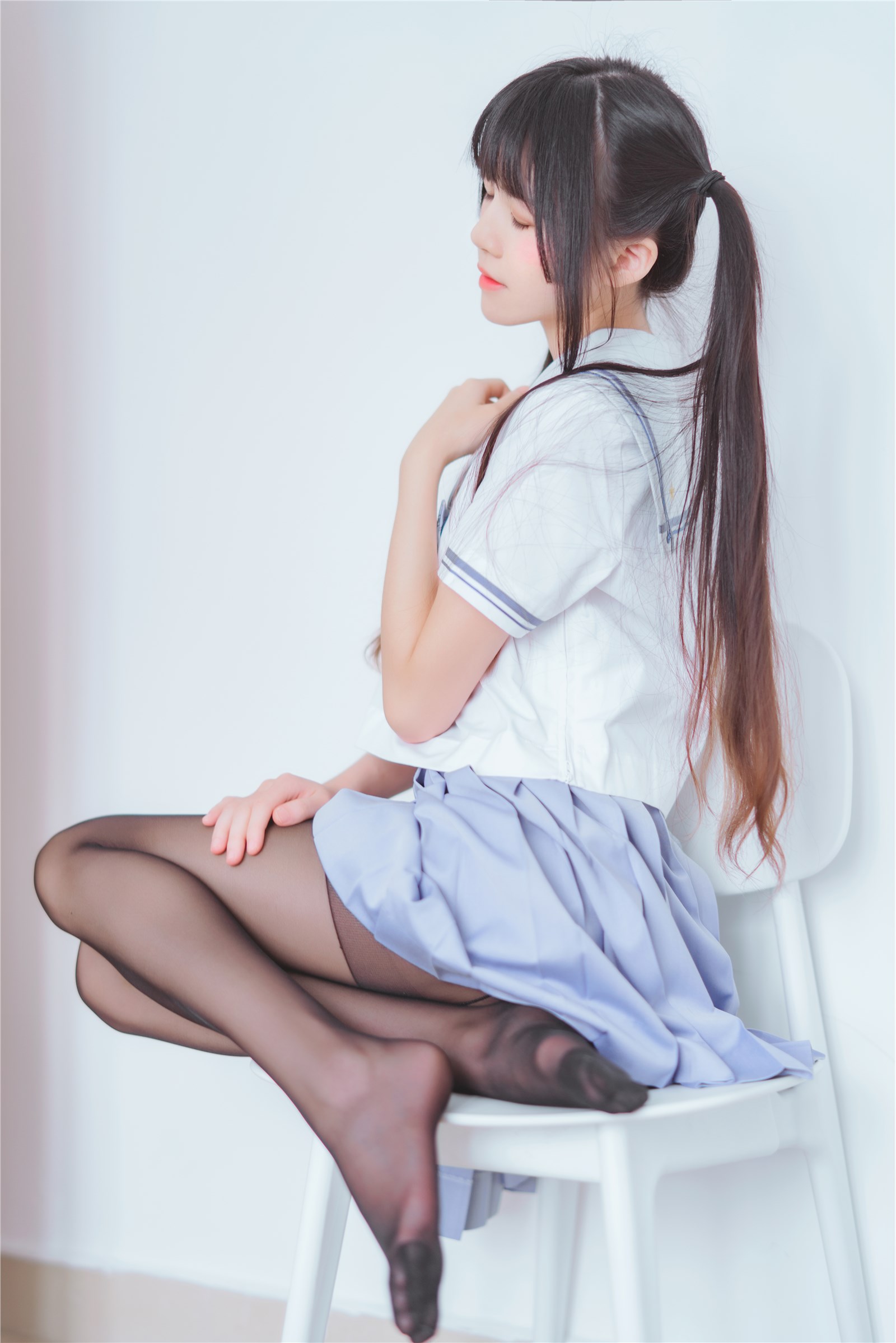 Cosplay - school uniform black silk(15)