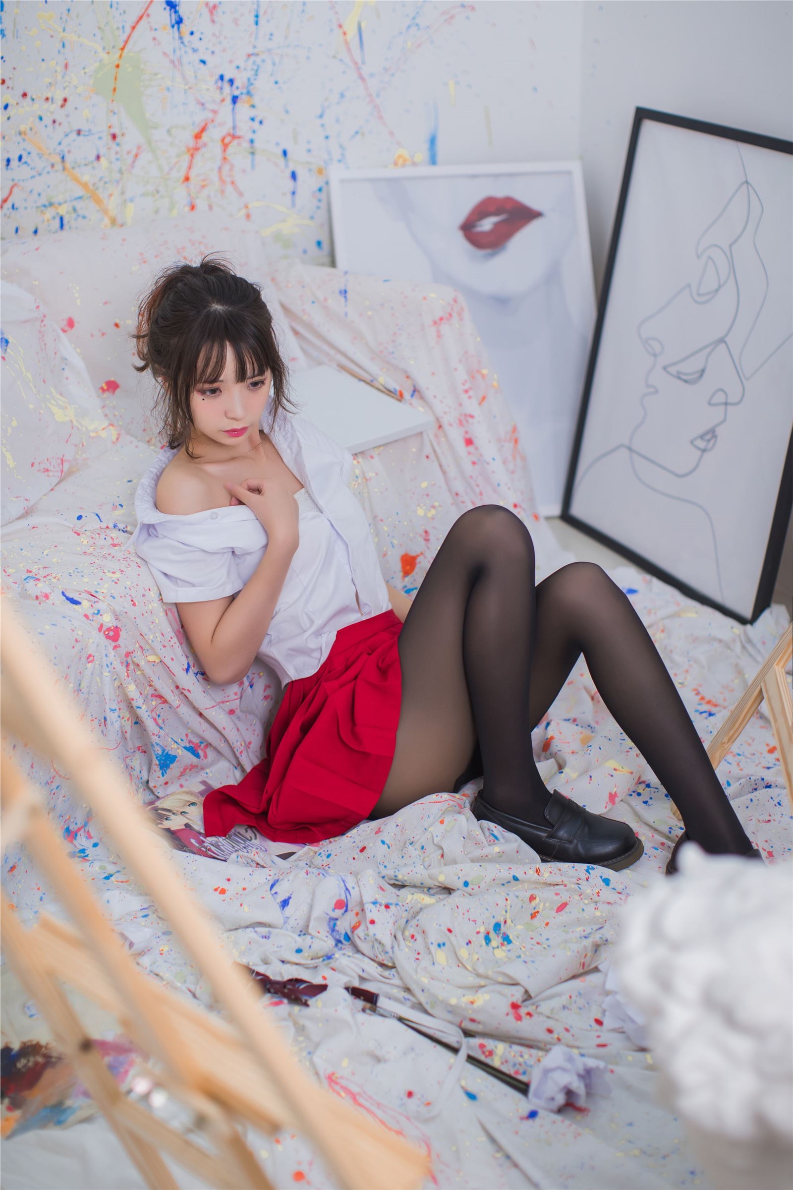 Cosplay mad cat SS - black silk · JK · girl(7)