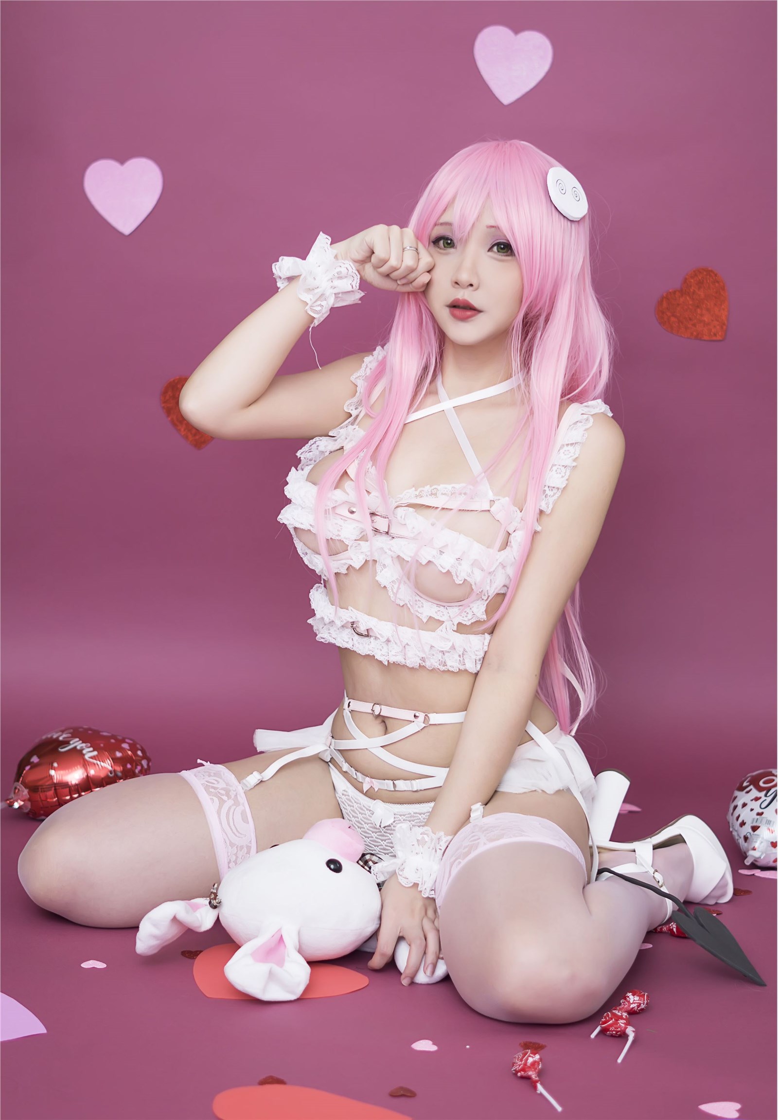 CosplayHana兔子-COS Lala Deviluke（高中DxD）(8)