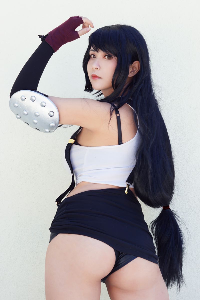 CosplayHana兔子-COS Tifa Lockhart（最终幻想七）(3)