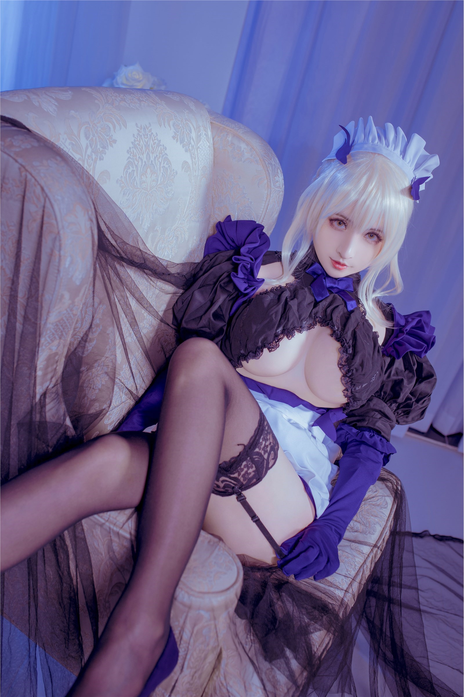 Cosplay rioko liangliangzi - black gun maid(14)