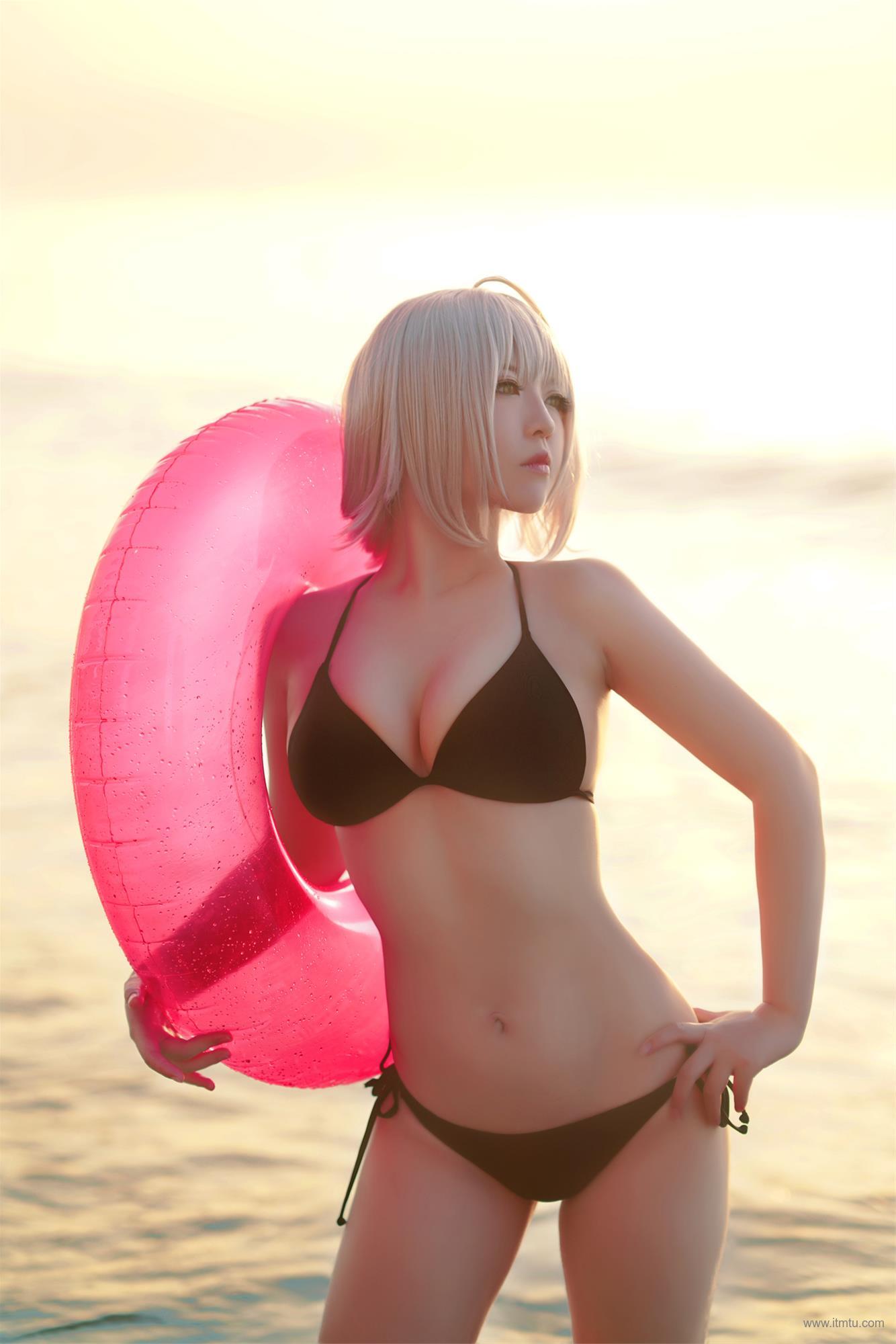 Cosplay half, soso beach swimsuit(29)