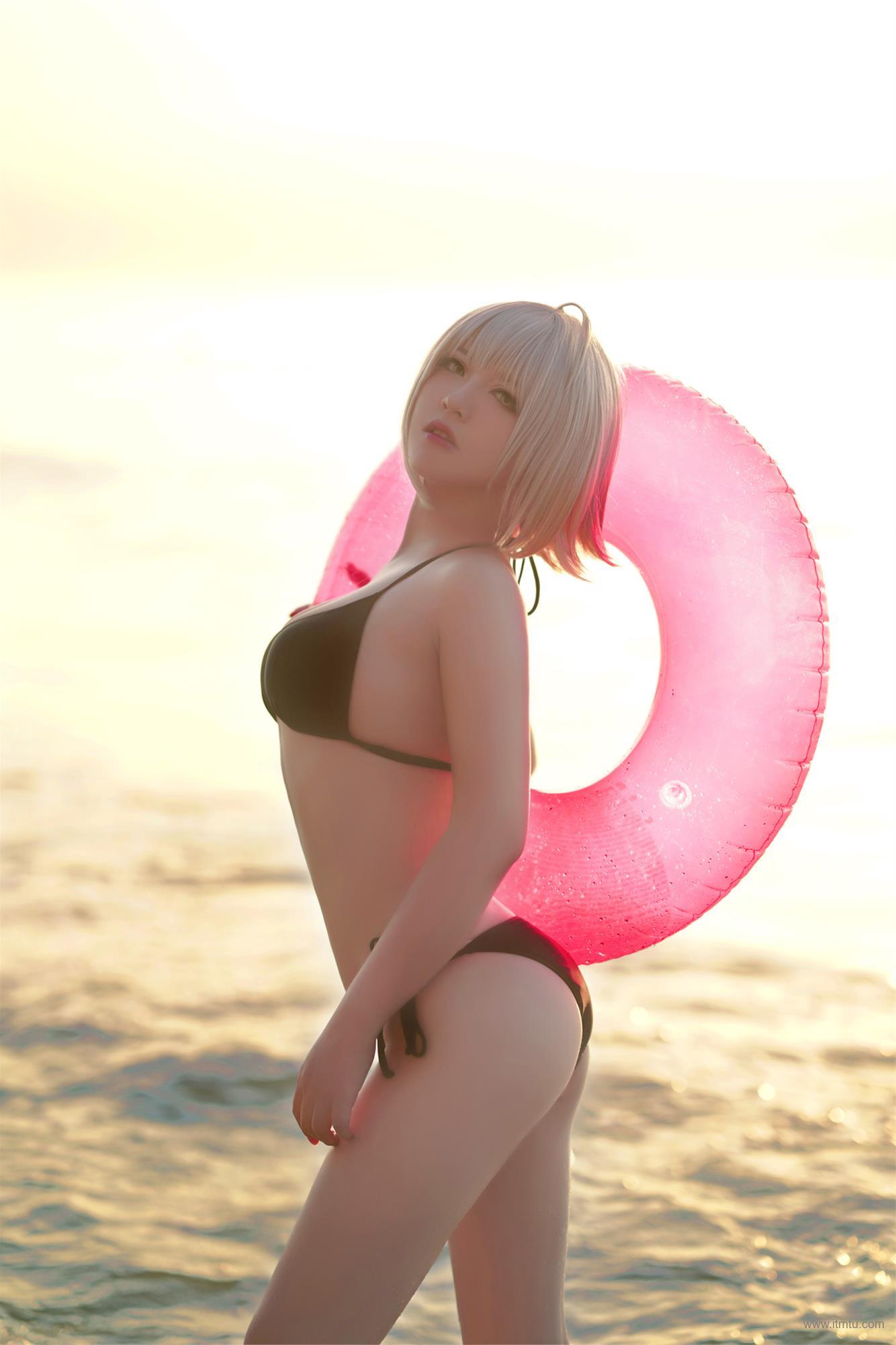 Cosplay half, soso beach swimsuit(30)