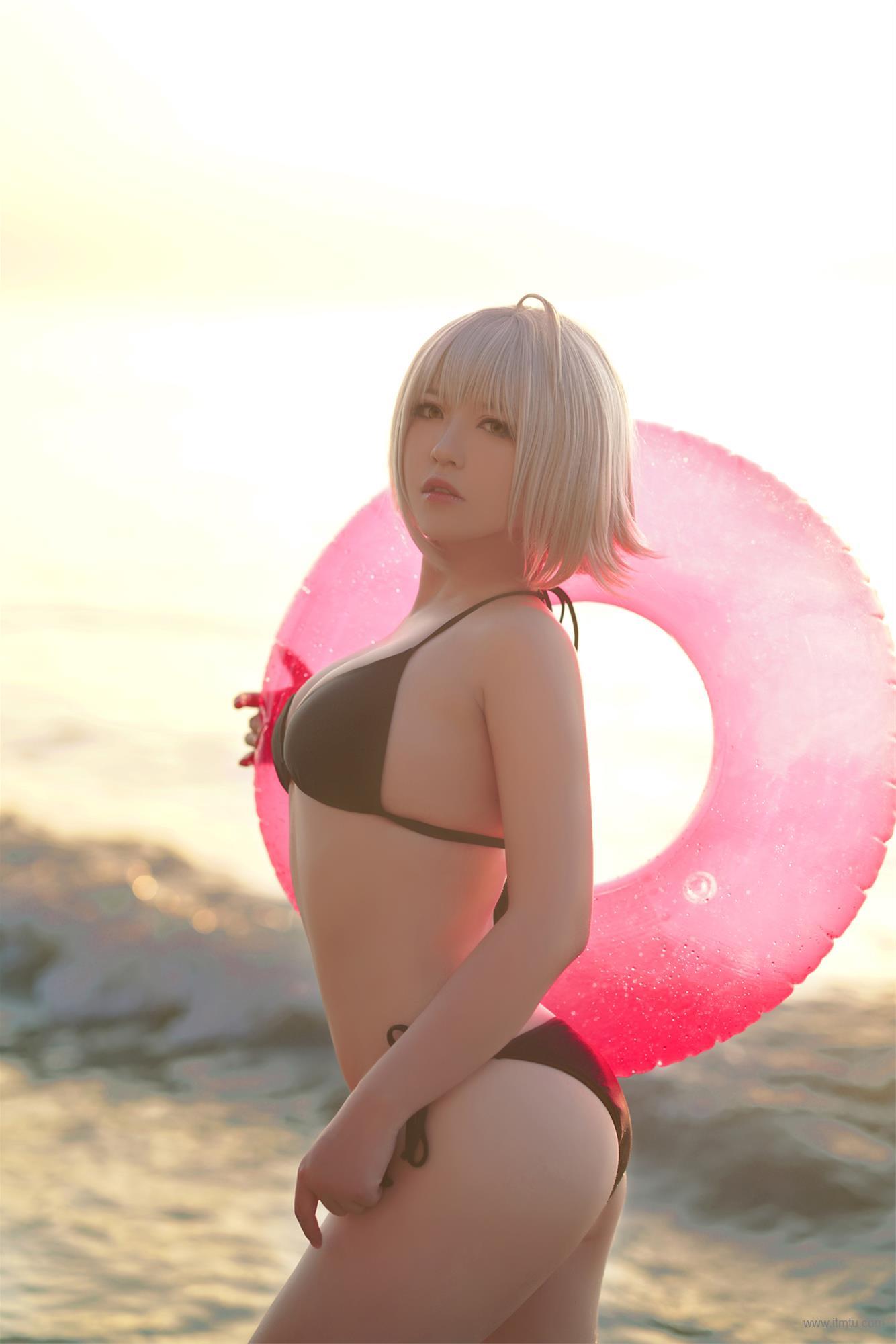 Cosplay half, soso beach swimsuit(31)