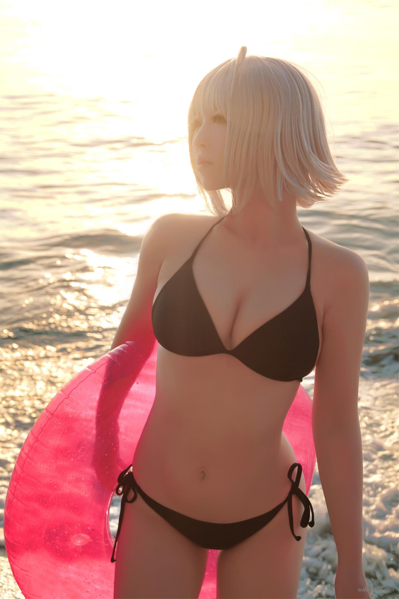 Cosplay half, soso beach swimsuit(34)