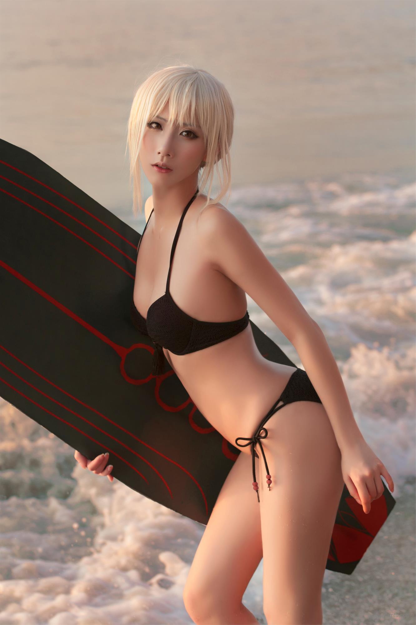 Cosplay half, soso beach swimsuit(35)