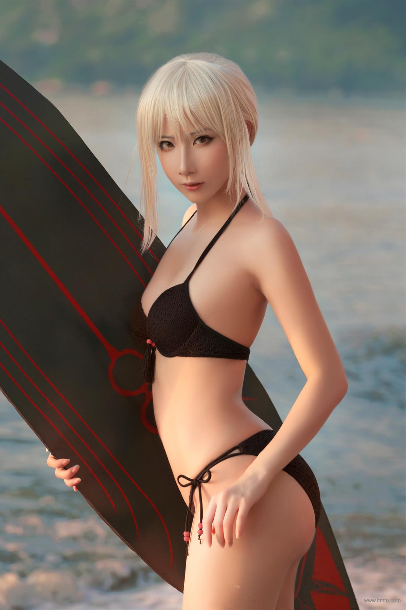 Cosplay half, soso beach swimsuit(36)