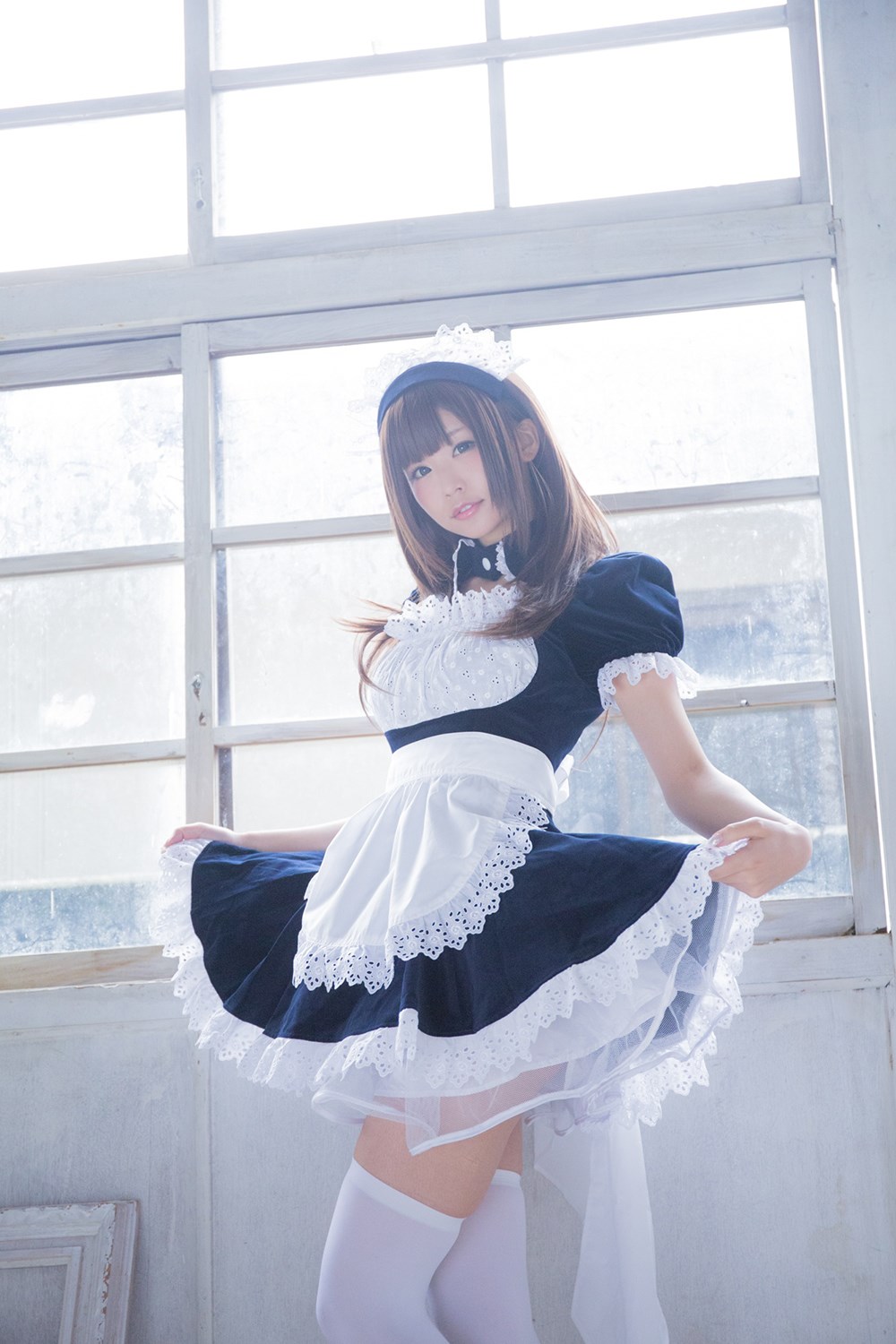 White silk maid of rabbit play picture series 2(44)