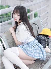 Cosplay sugar map vol.015 white silk plaid skirt(29)