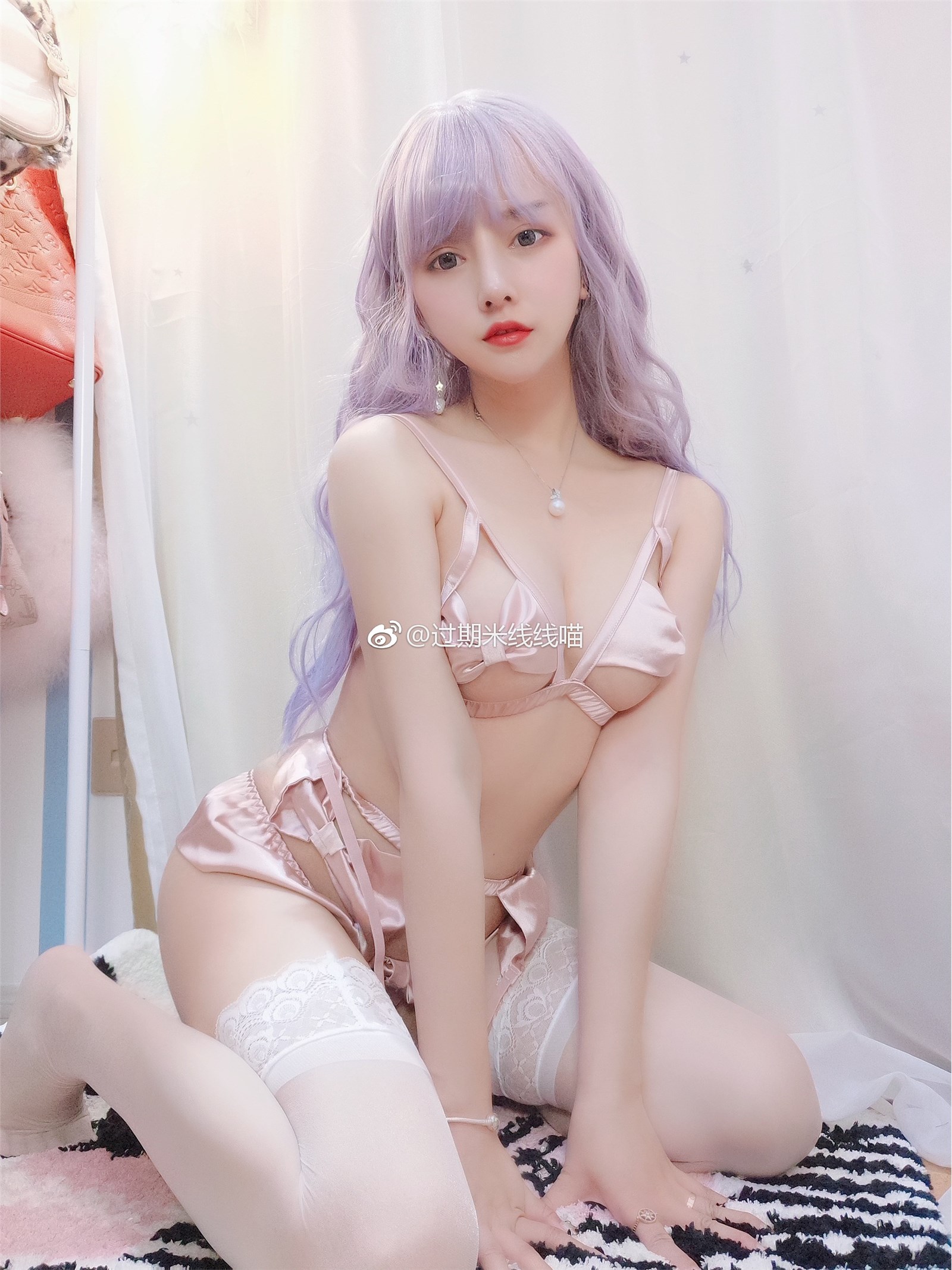 Cosplay rice noodles - pink underwear(6)