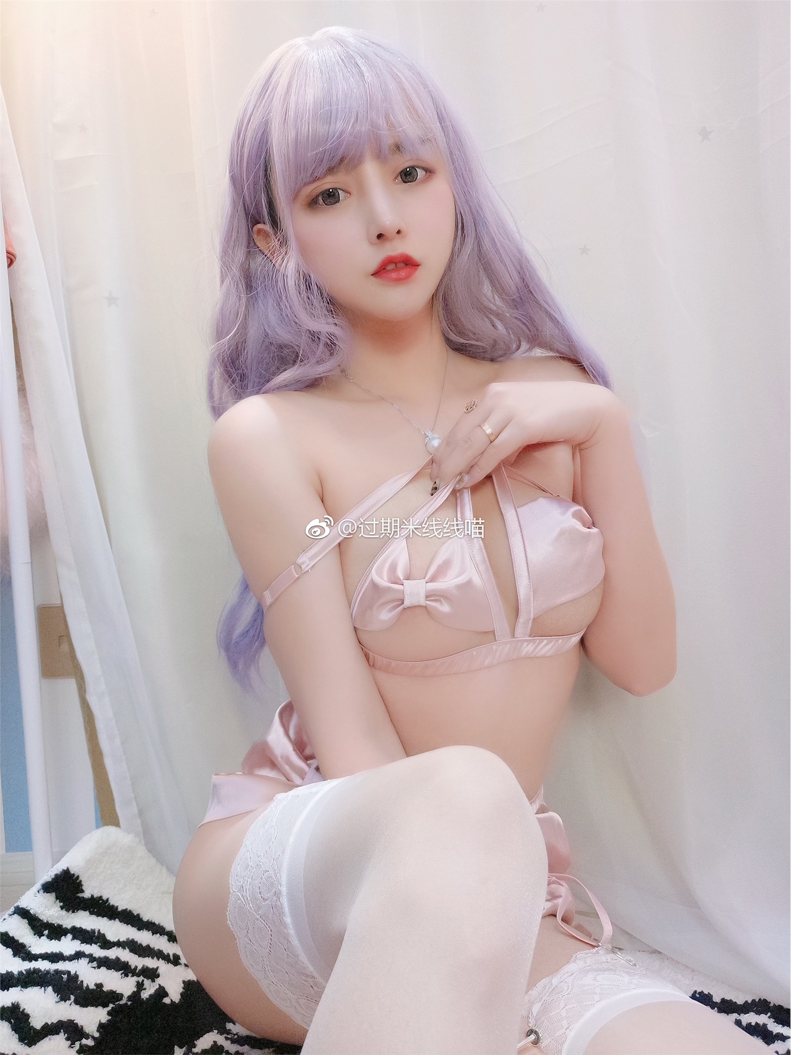 Cosplay rice noodles - pink underwear(7)