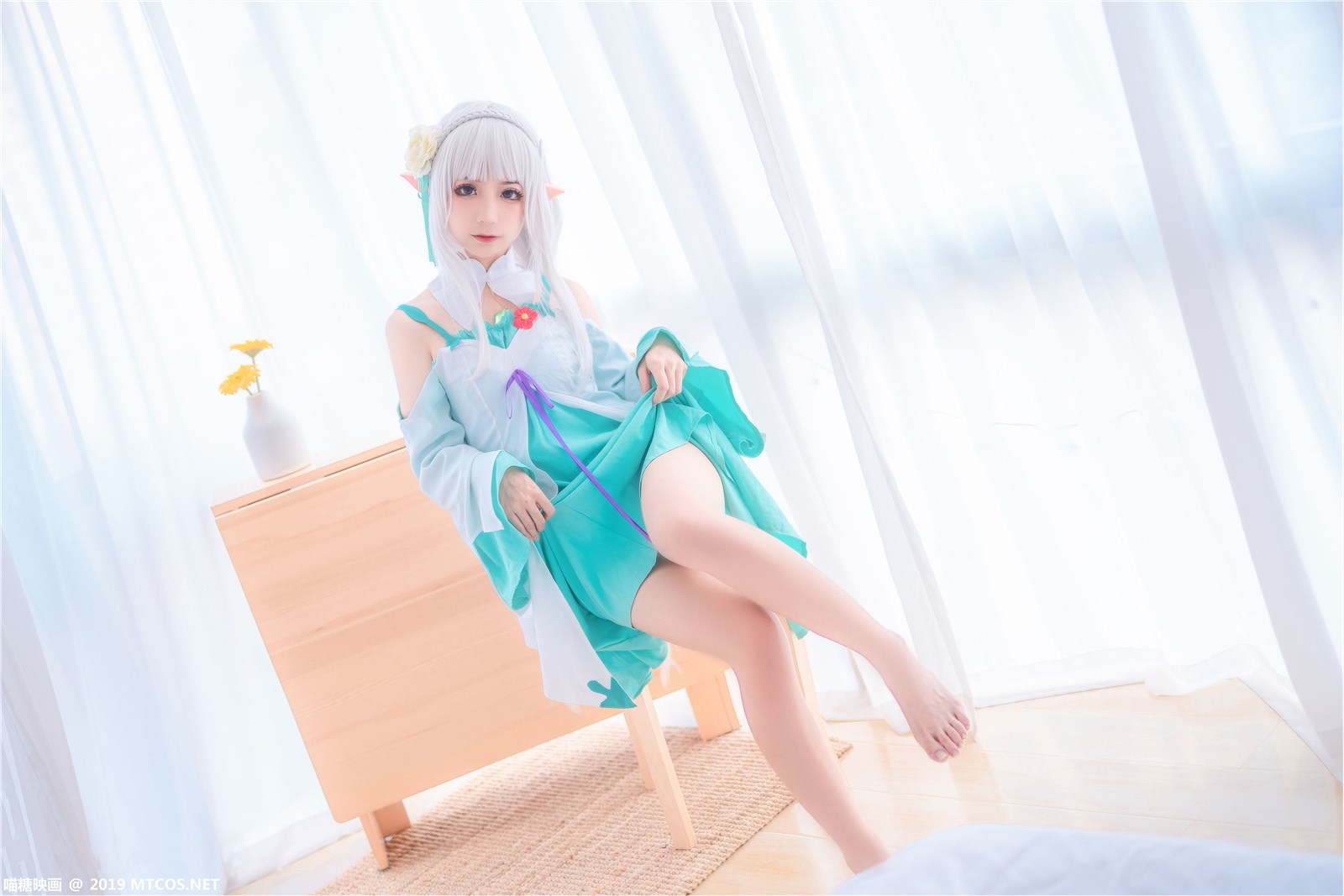 Cosplay meow sugar image Vol.020 cos white haired witch(34)