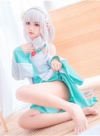 Cosplay meow sugar image Vol.020 cos white haired witch