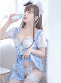 Cosplay rice noodles - Maid blue white(24)