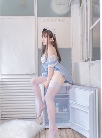 Cosplay rice noodles - Maid blue white(37)