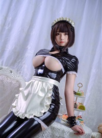 Cosplay honey cat fur - Leather Pants maid(25)