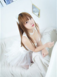 Cosplay second assistant Nisa - Pet girl's private white wedding dress(10)