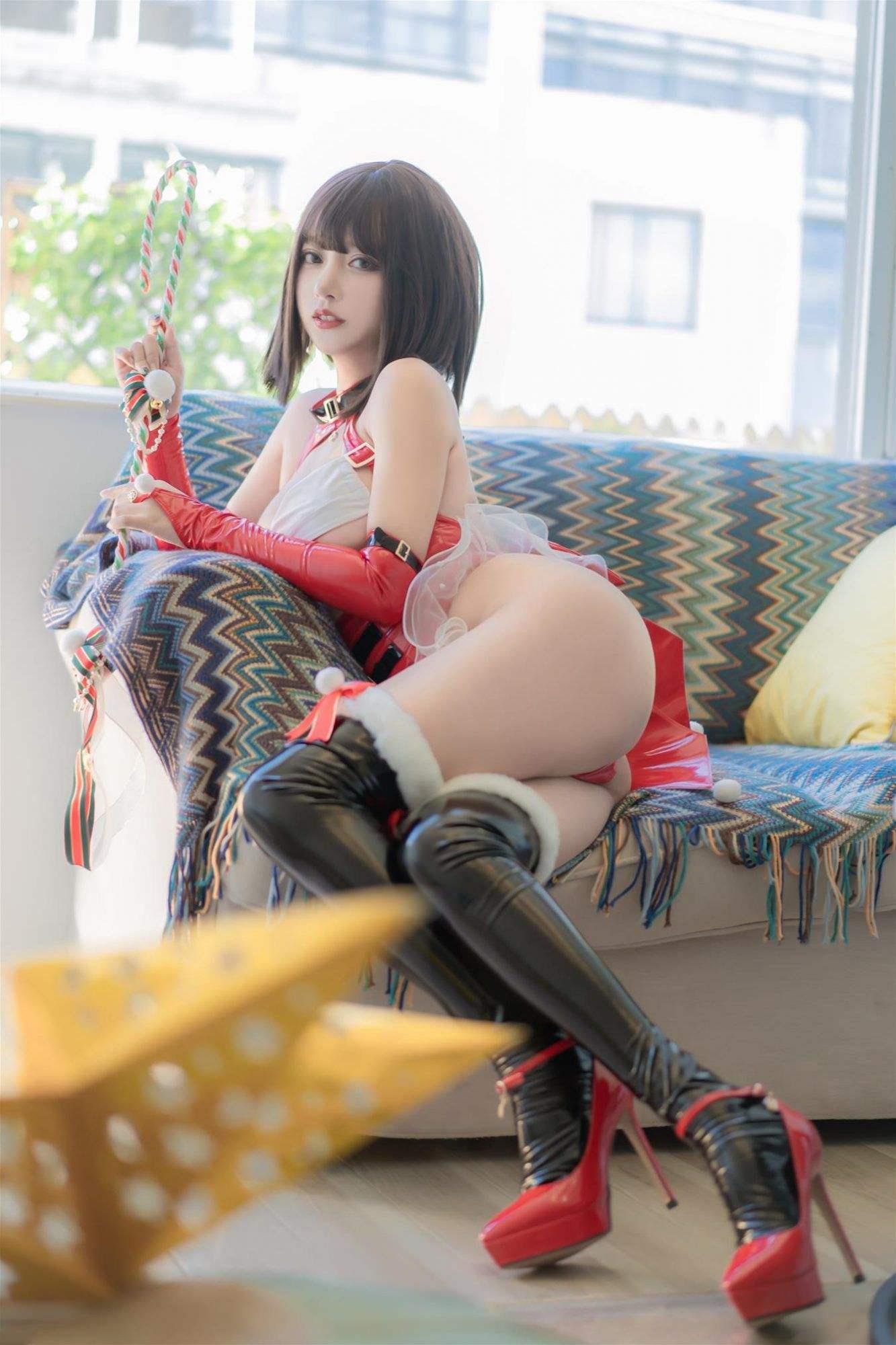 Cosplay expired rice noodles meow - Christmas(39)