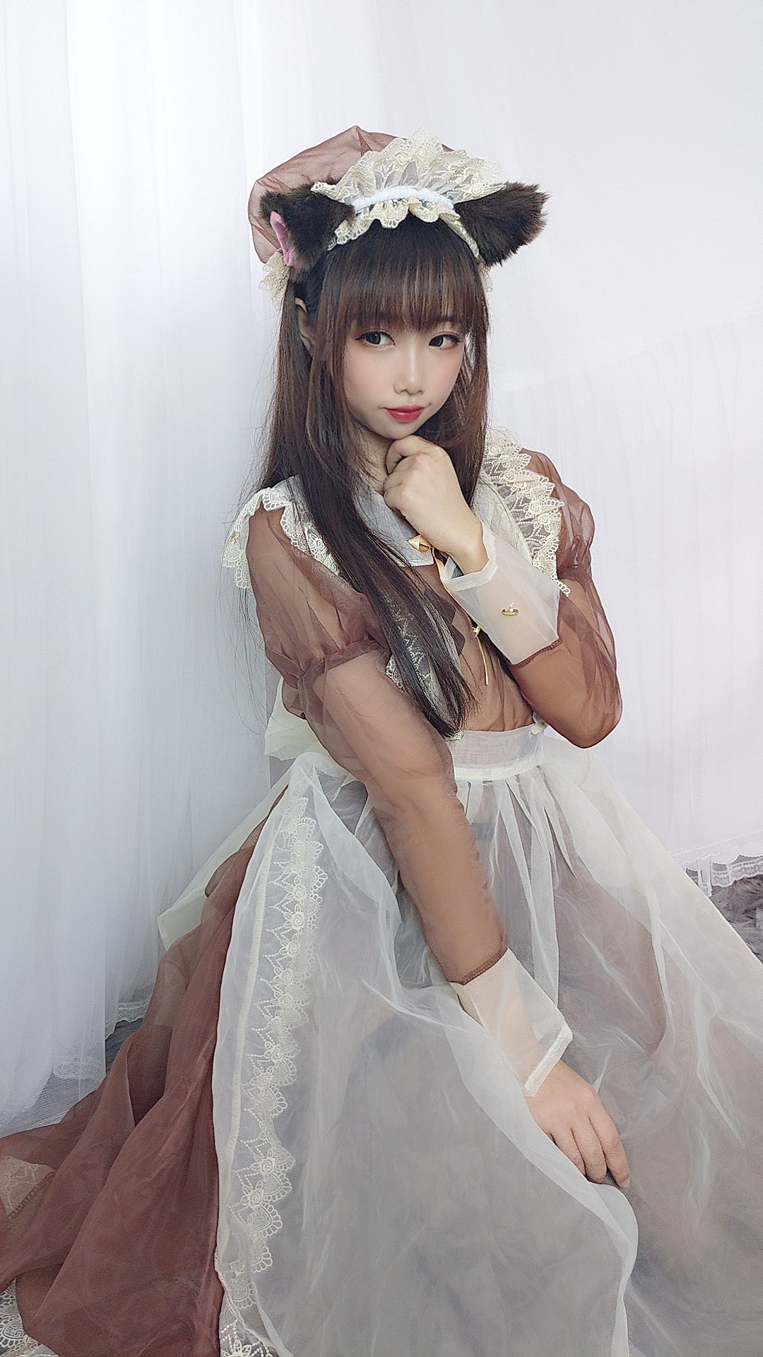 Cosplay Shirky - transparent maid(21)