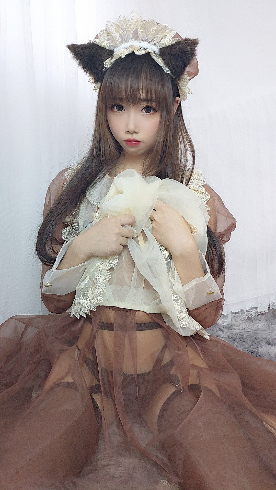 Cosplay Shirky - transparent maid(6)