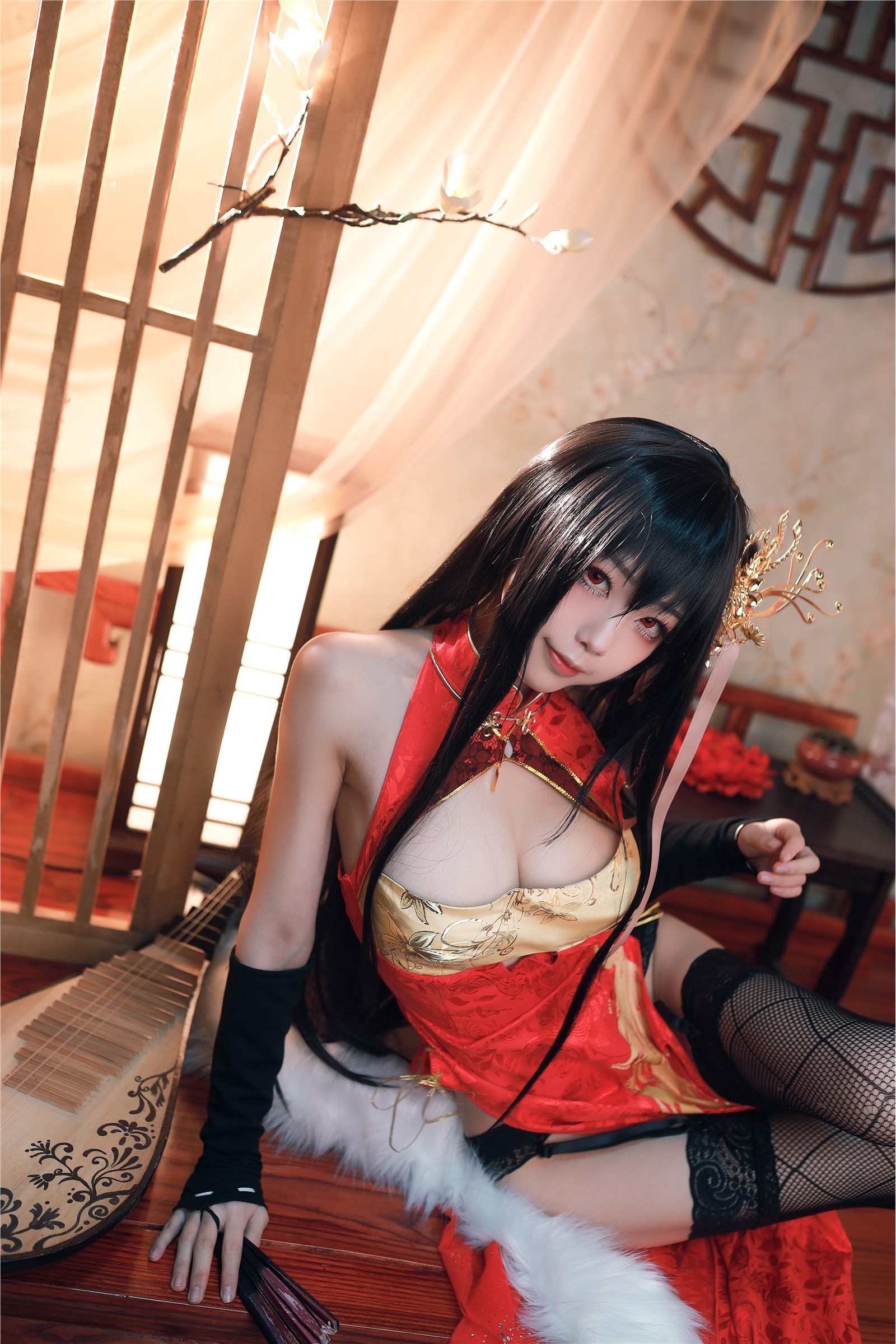 Cosplay Aqua - Dafeng new year cheongsam(35)