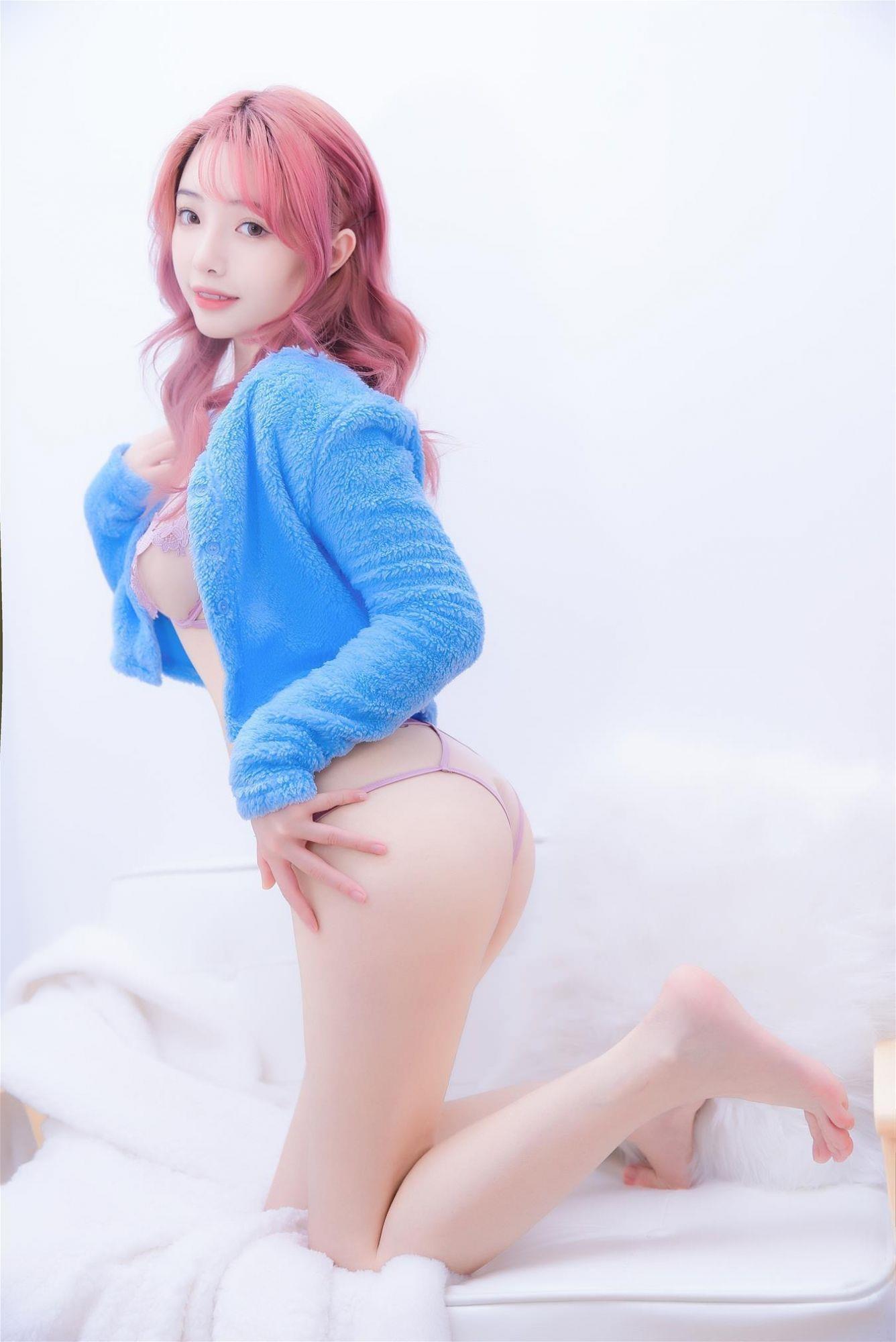 Cosplay Wenmei - Blue Pink(16)