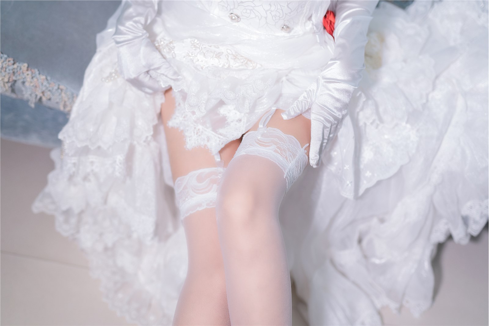 Cosplay three times 69 - Rose Wedding Dress(3)