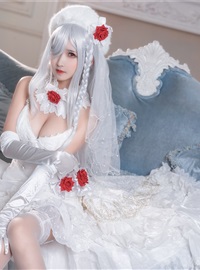Cosplay three times 69 - Rose Wedding Dress(1)