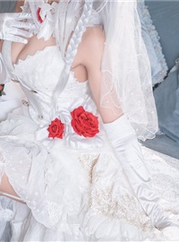 Cosplay three times 69 - Rose Wedding Dress(32)