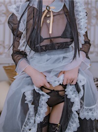 Cosplay cheese Wii - black transparent maid(23)